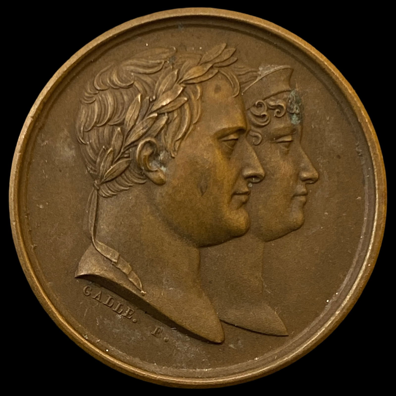 1810 Napoleon I & Marie Louise Marriage Medal CLOSELY UNCIRCULATED: 1810 Napoleon I & Marie Louise Marriage Medal CLOSELY UNCIRCULATED