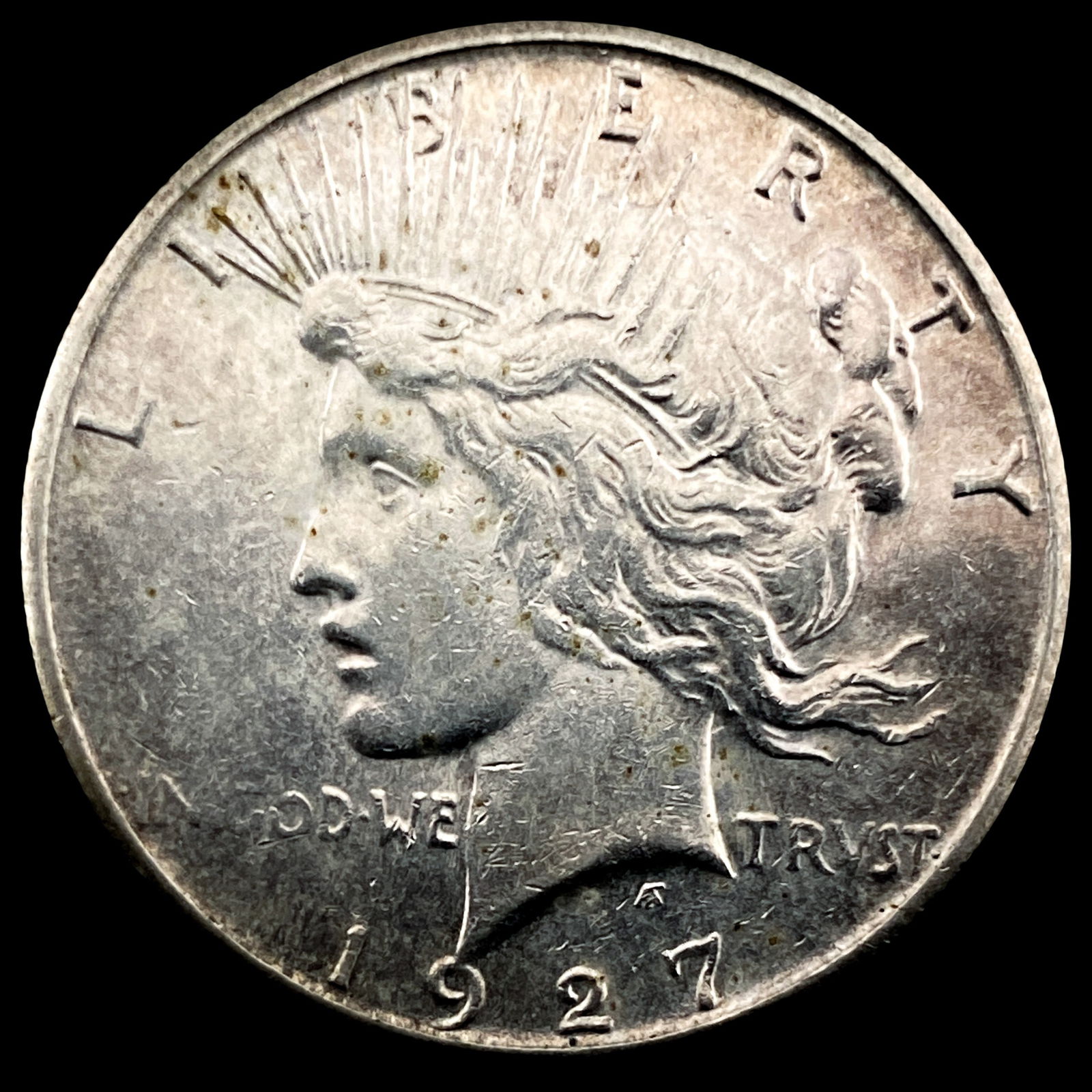1927-S Silver Peace Dollar CLOSELY UNCIRCULATED: 1927-S Silver Peace Dollar CLOSELY UNCIRCULATED