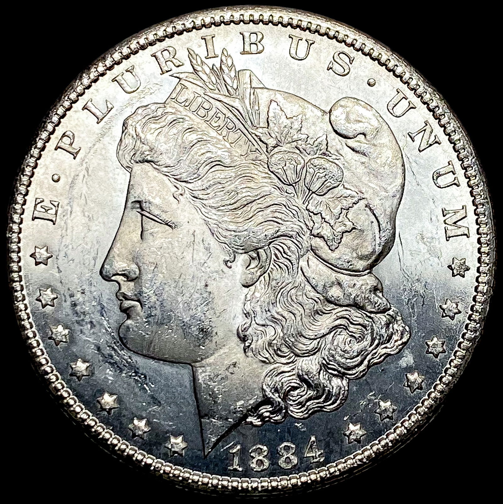 1884-CC Morgan Silver Dollar CHOICE BU (1 of 2)
