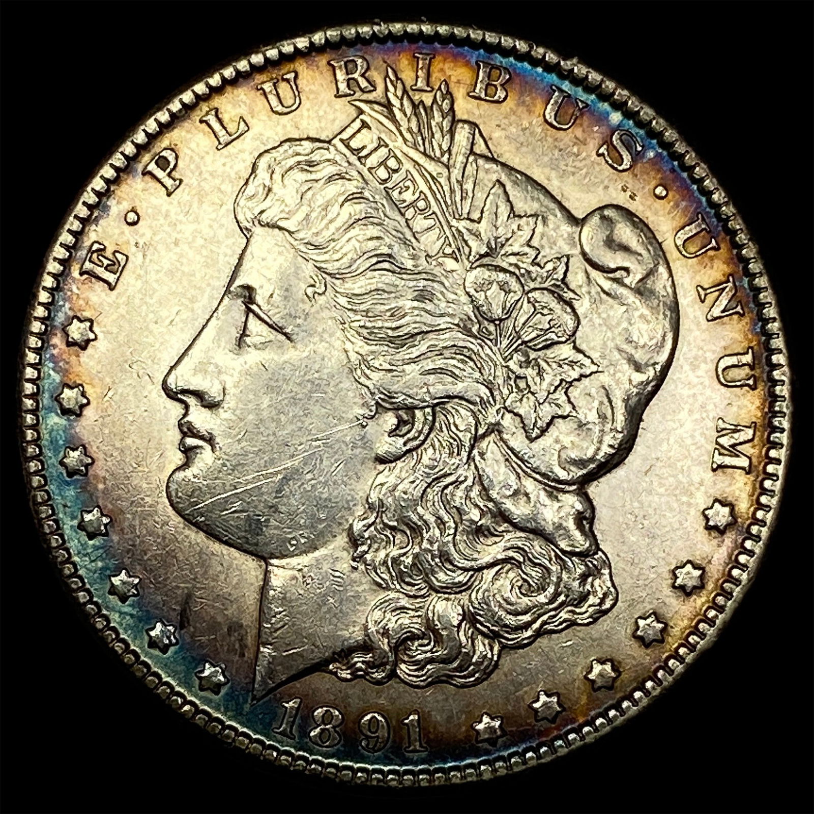 1891-CC Silver Morgan Dollar CHOICE AU (1 of 2)