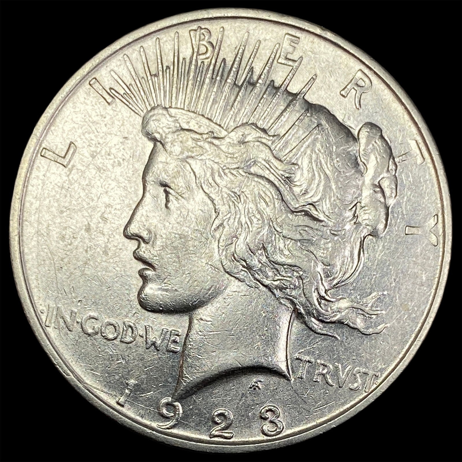 1923-D Silver Peace Dollar CLOSELY UNCIRCULATED: 1923-D Silver Peace Dollar CLOSELY UNCIRCULATED