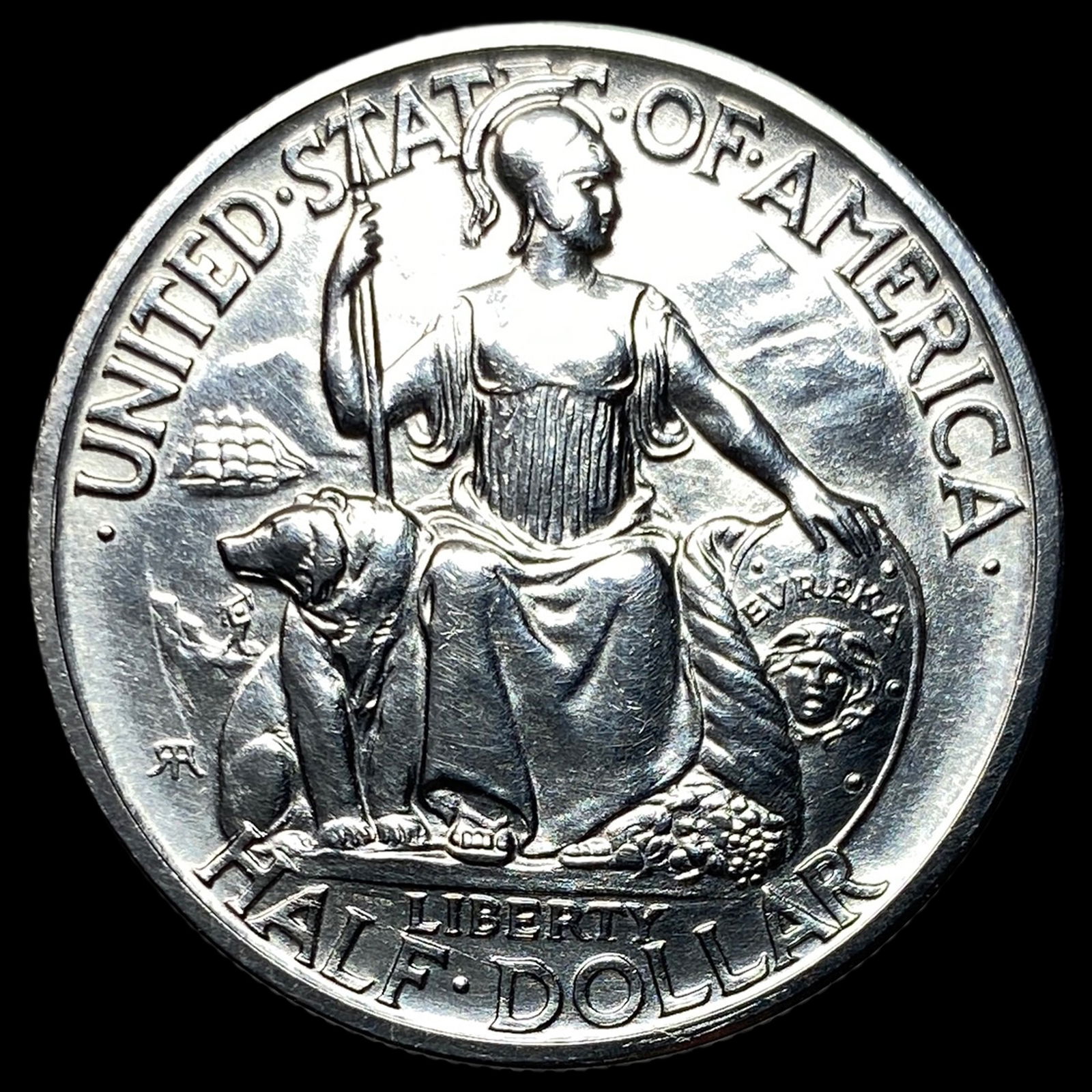 1935-S Silver San Diego Half Dollar HIGH GRADE (1 of 2)