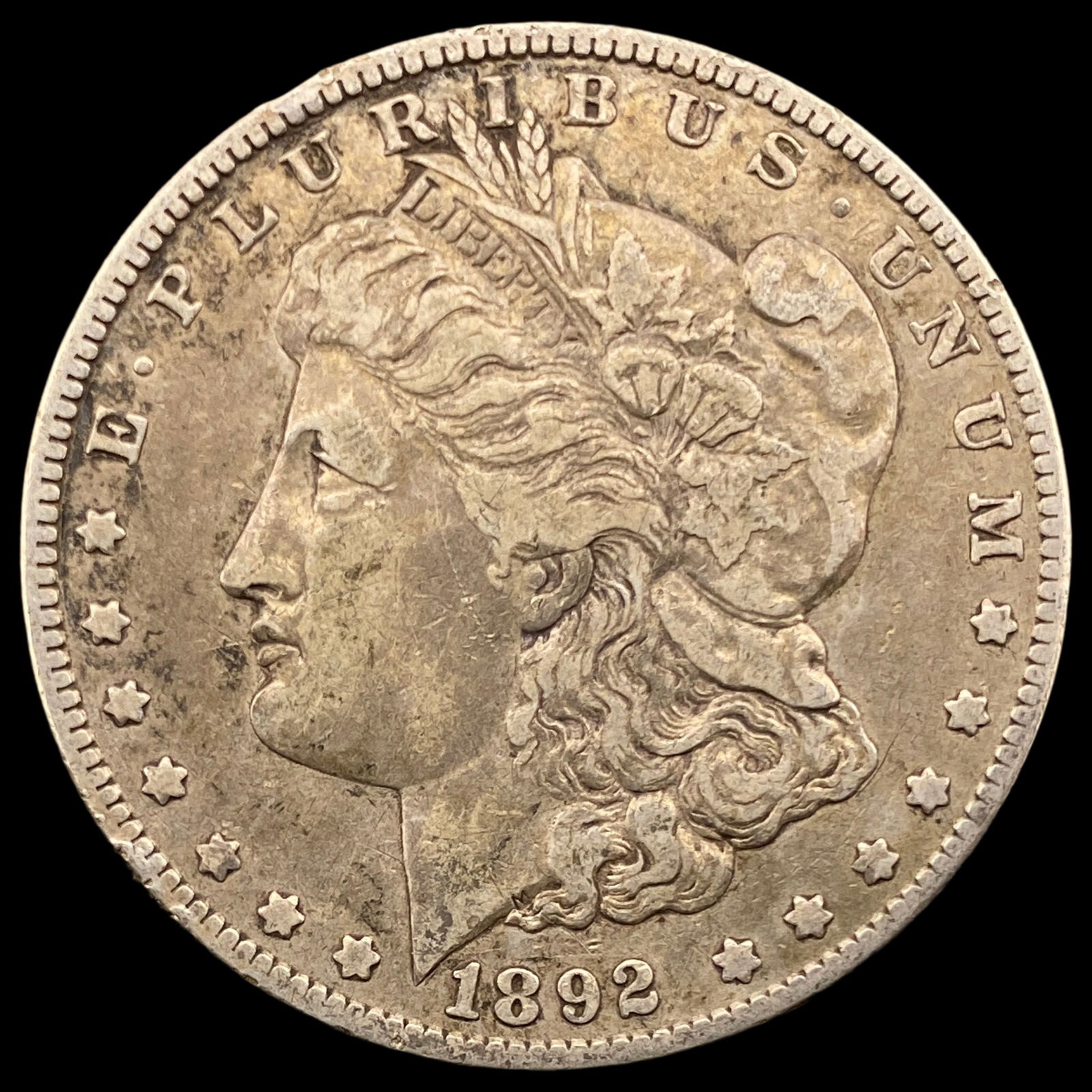 1892-O Silver Morgan Dollar LIGHTLY CIRCULATED (1 of 2)