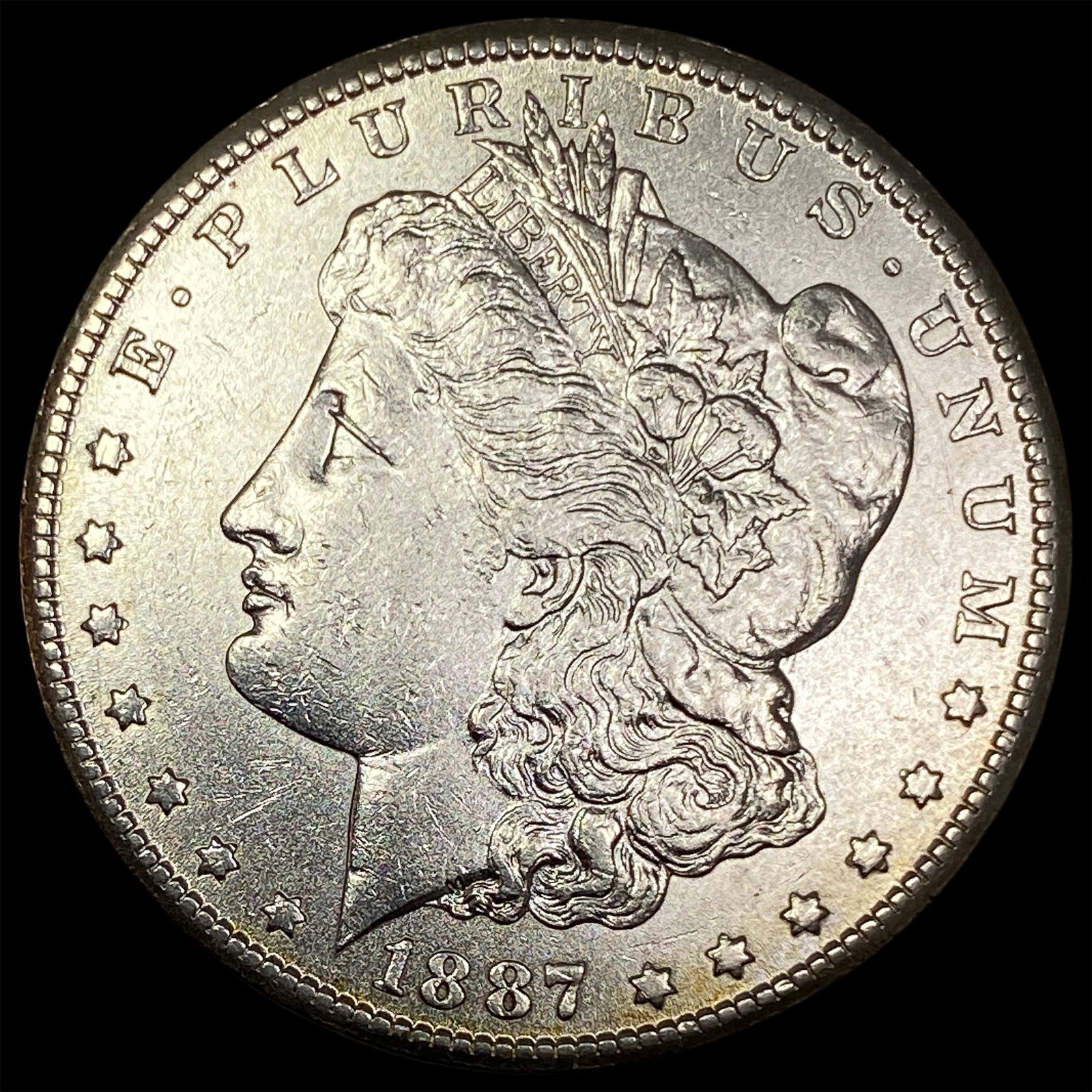 1887-S Silver Morgan Dollar CHOICE AU (1 of 2)