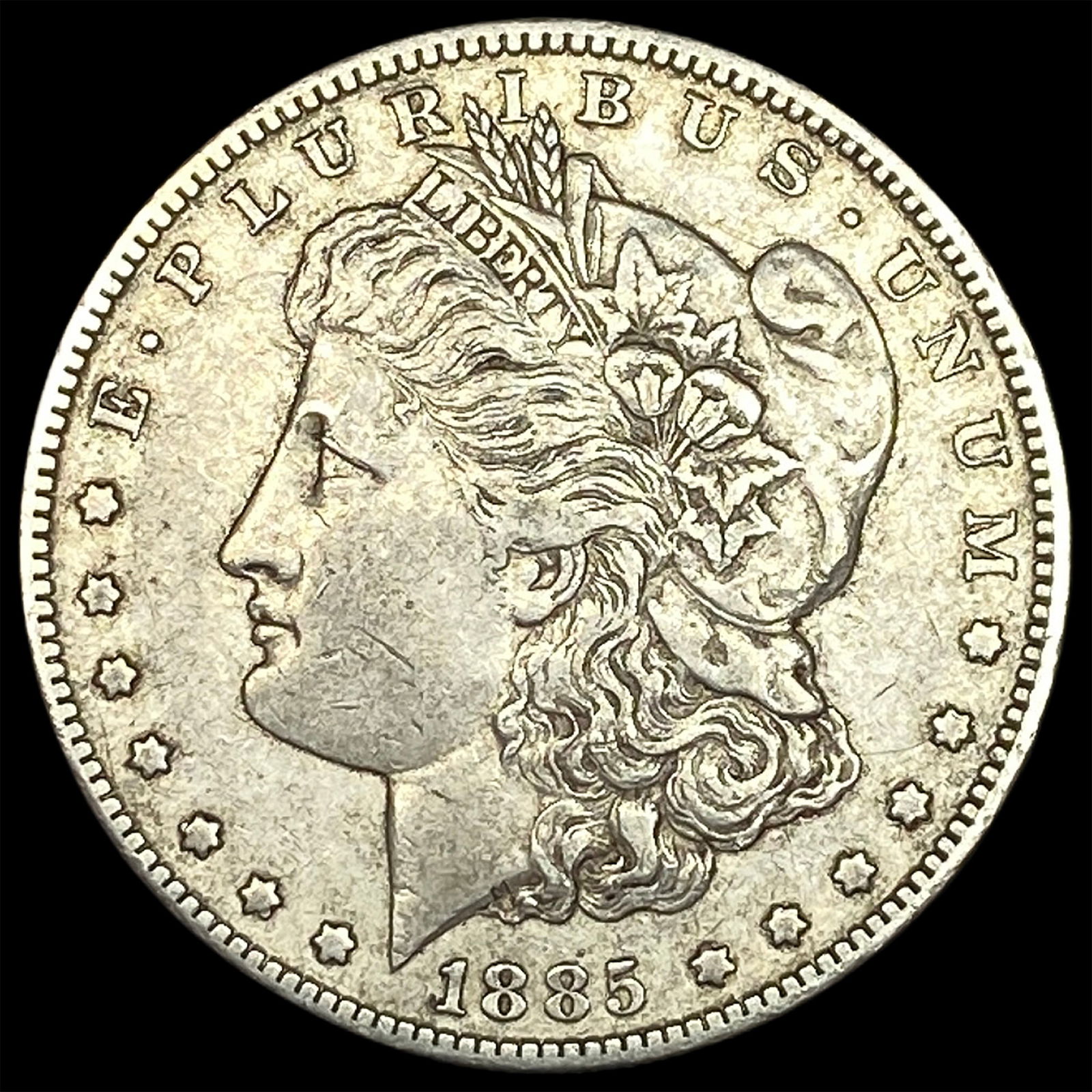 1885-S Silver Morgan Dollar NEARLY UNCIRCULATED: 1885-S Silver Morgan Dollar NEARLY UNCIRCULATED