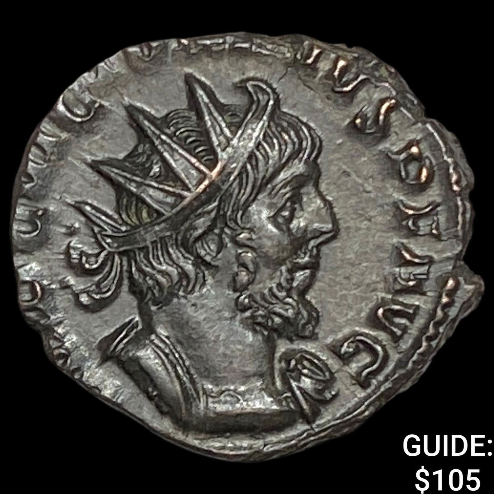 Romano-Gallic Victorinus 269-271 BI Dbl Denarius CHOICE AU: Romano-Gallic Victorinus 269-271 BI Dbl Denarius CHOICE AU