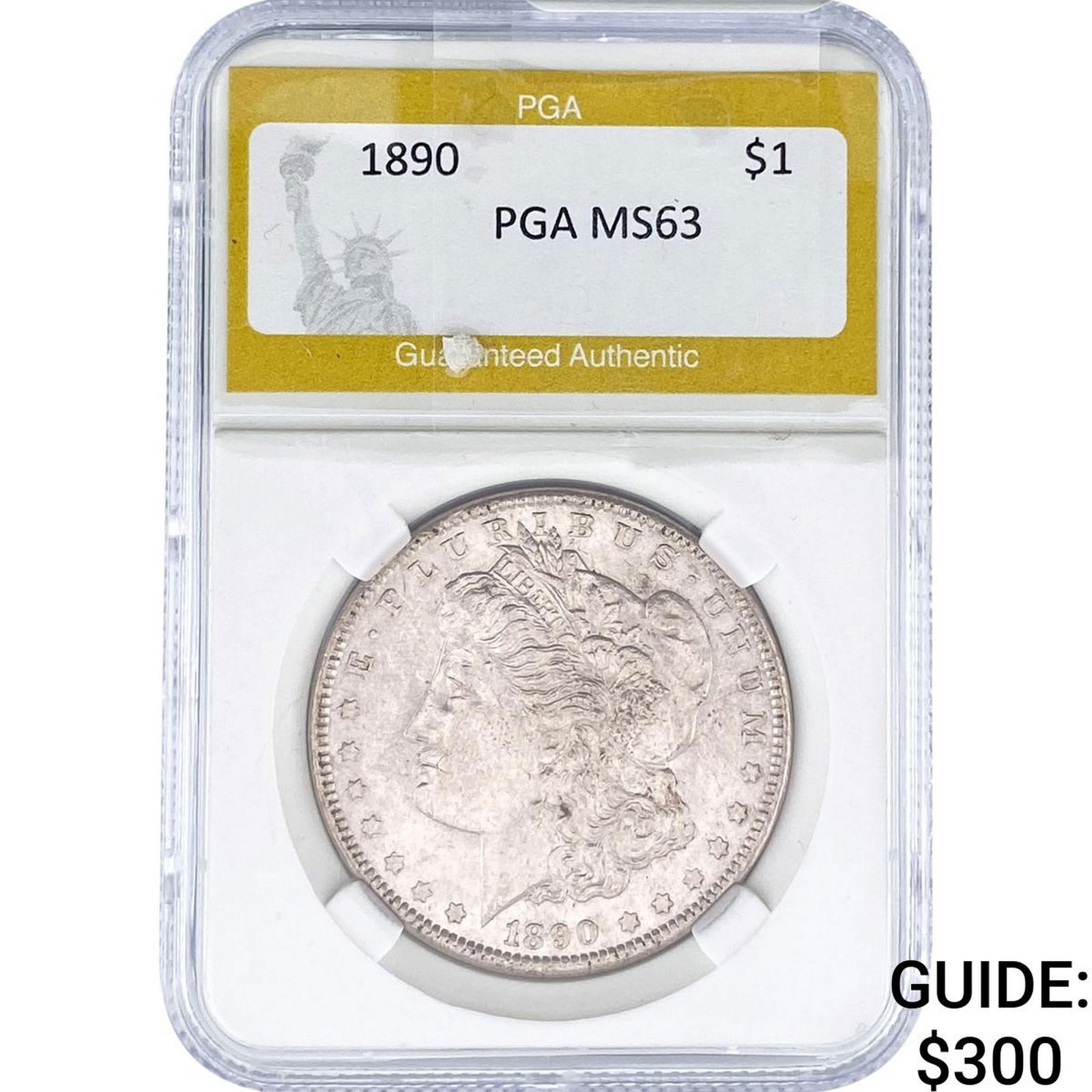 1890 Morgan Silver Dollar PGA MS63 (1 of 2)