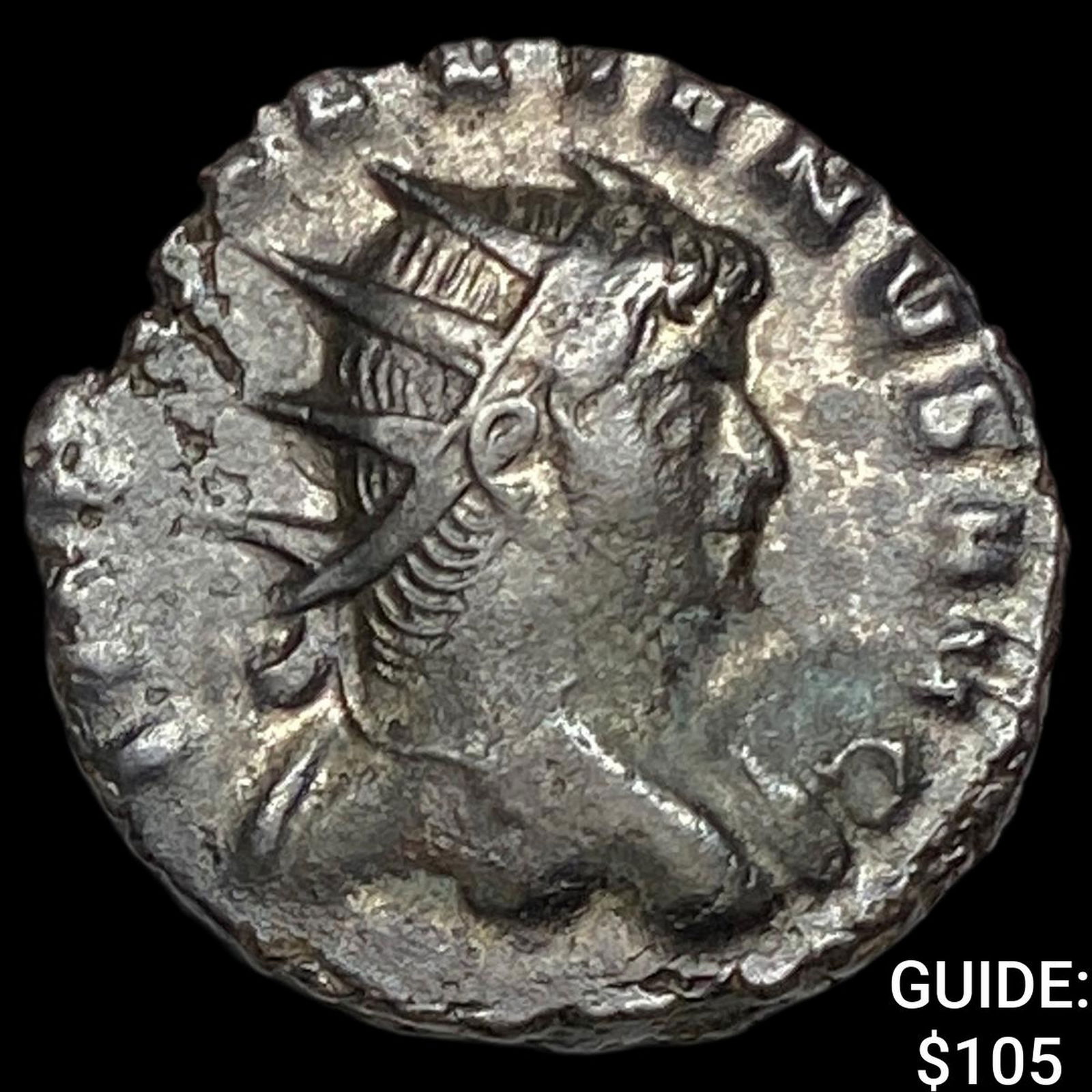 Roman Gallienus 253-268 AD BI Dbl Denarius CHOICE AU (1 of 2)