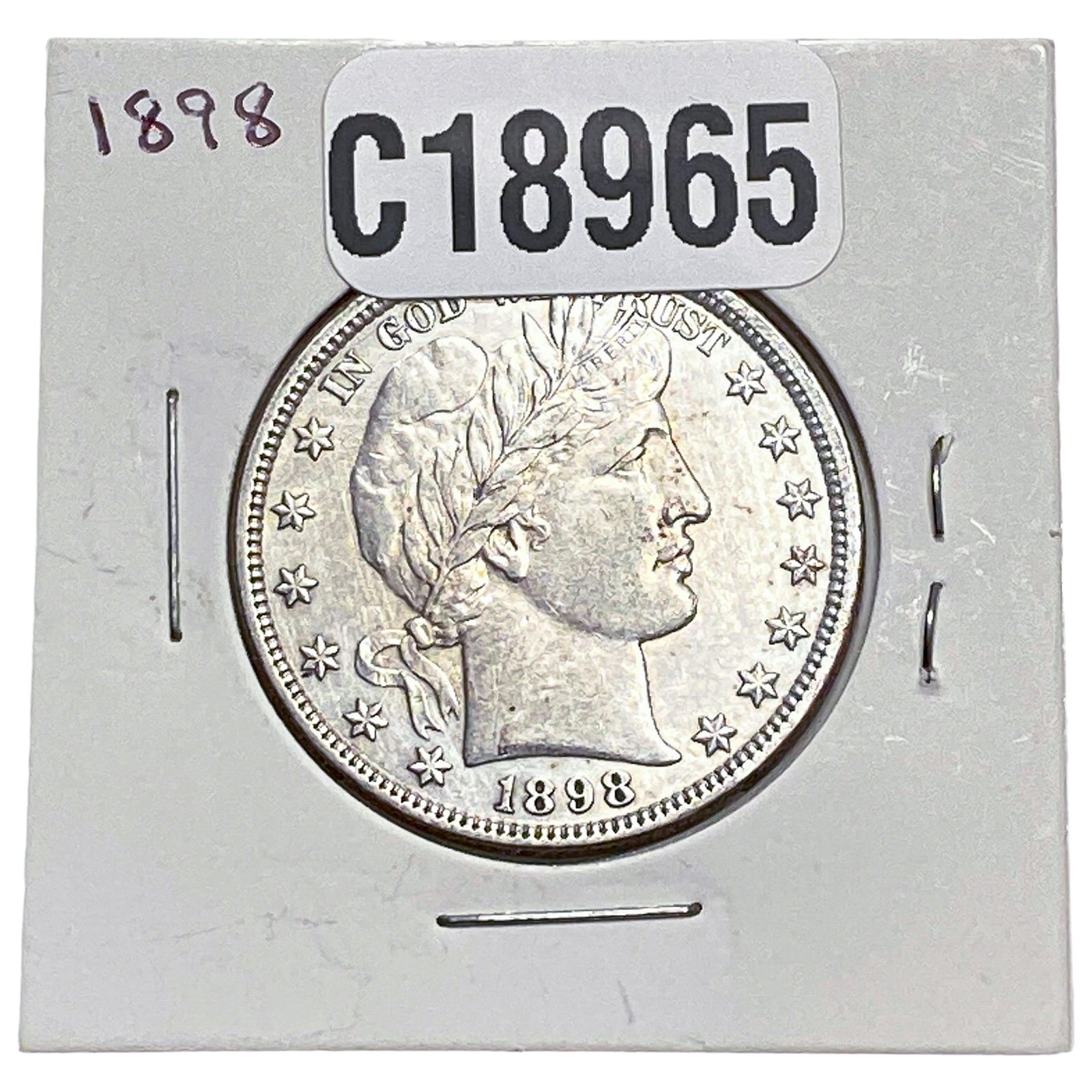 1898 Barber Half Dollar (1 of 2)