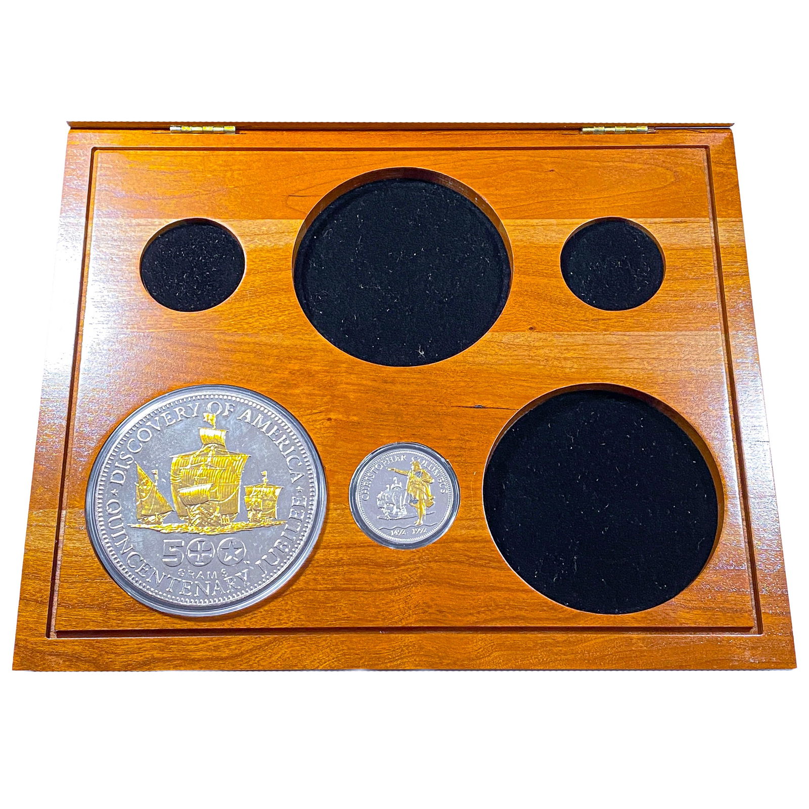 500 Grain & 500 Gram Discovery of America PF Set: 500 Grain & 500 Gram Discovery of America PF Set
