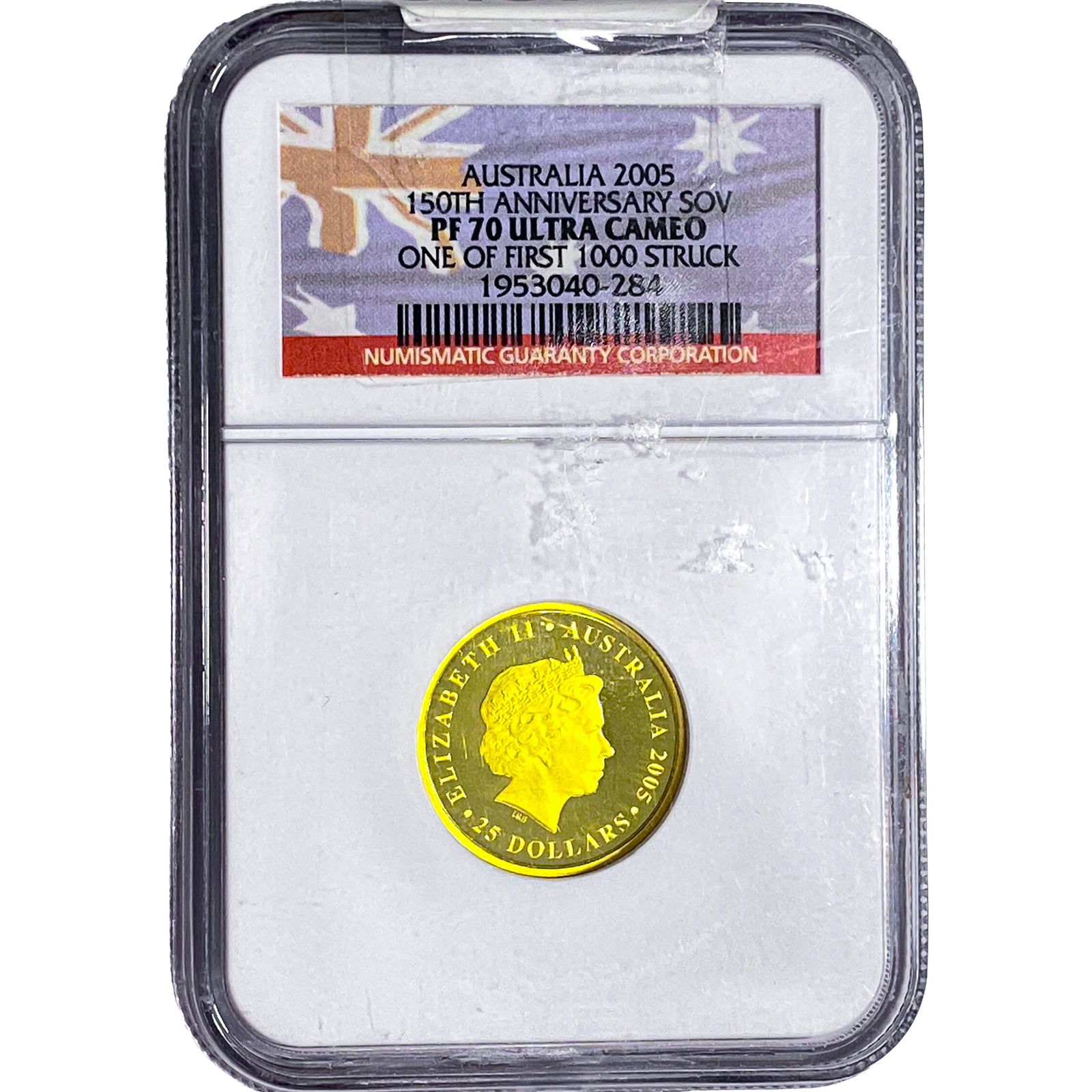 2005 Australia $25 Sov NGC PF70: 2005 Australia $25 Sov NGC PF70
