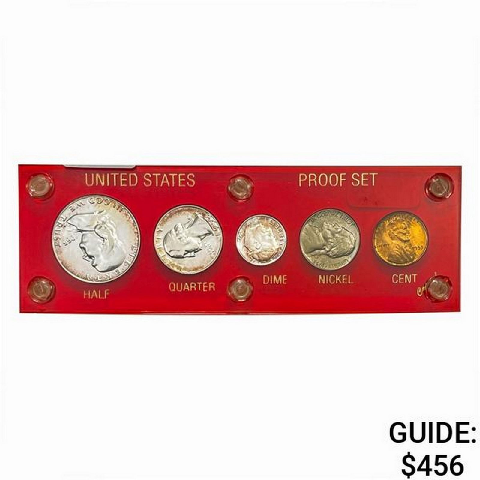 1953 US Proof Set 1C-50C [5 Coins] (1 of 2)