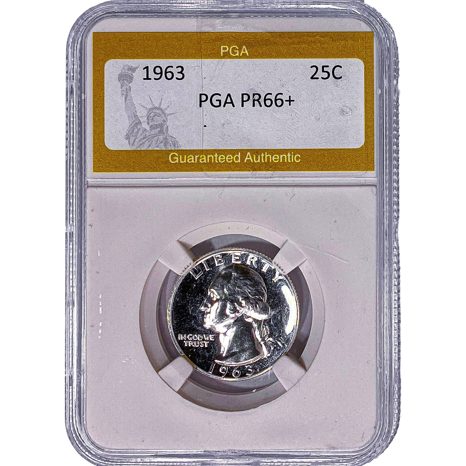 1963 Washington Silver Quarter PGA PR66+: 1963 Washington Silver Quarter PGA PR66+