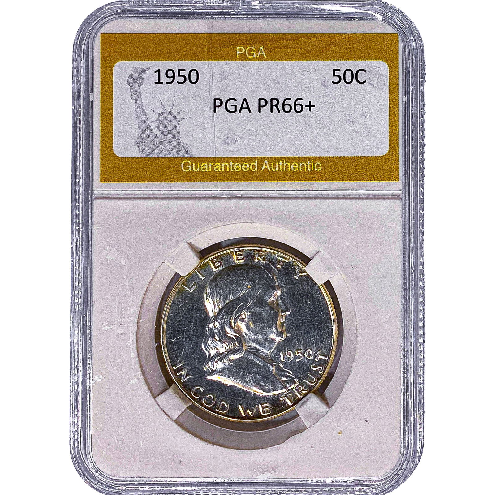 1950 Franklin Half Dollar PGA PR66+: 1950 Franklin Half Dollar PGA PR66+