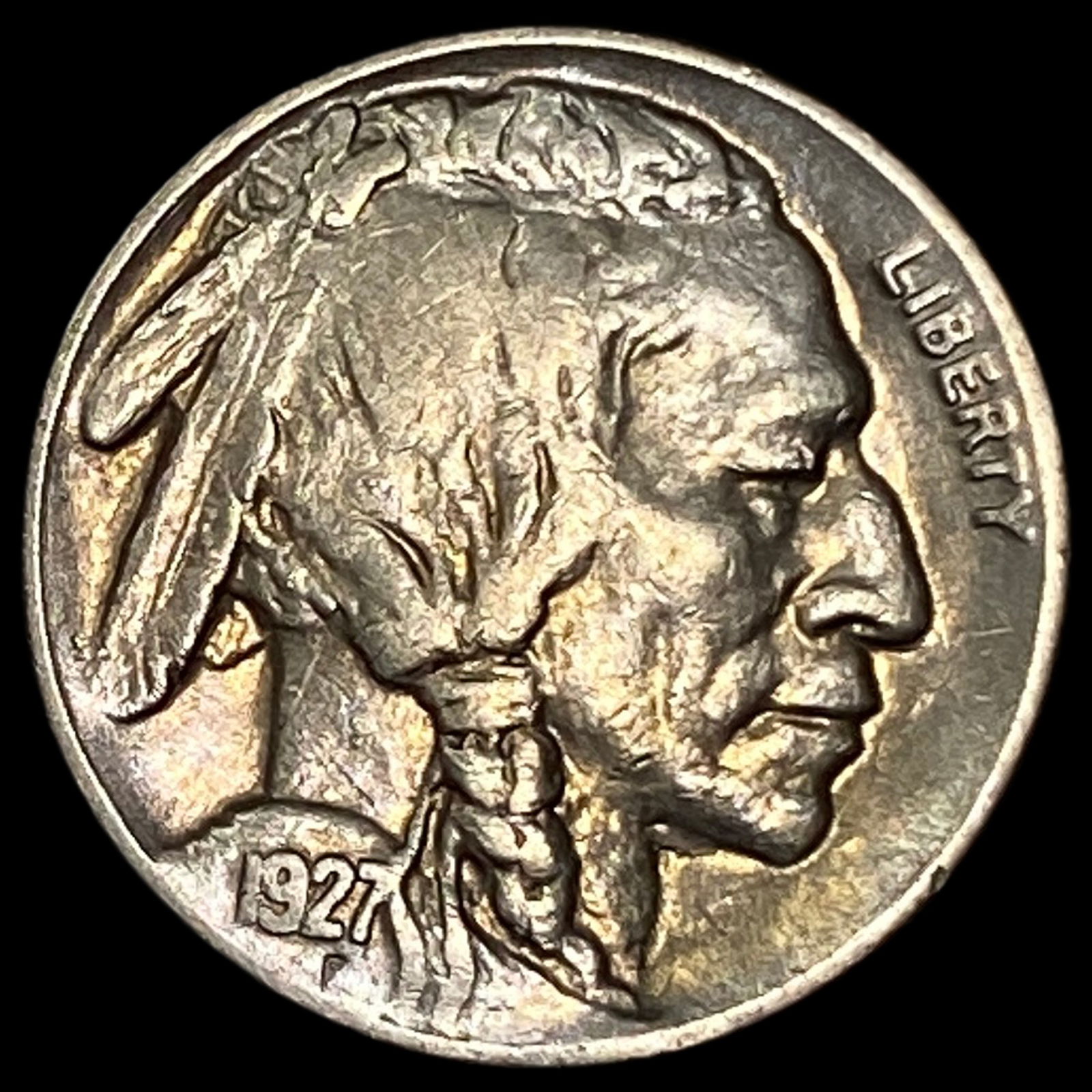 1927-S Buffalo Nickel CHOICE AU: 1927-S Buffalo Nickel CHOICE AU