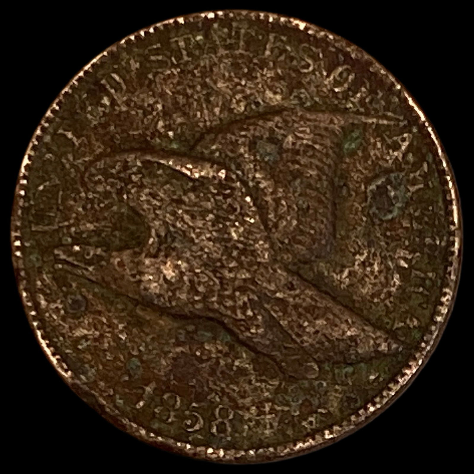 1858 Flying Eagle Cent HIGH GRADE: 1858 Flying Eagle Cent HIGH GRADE