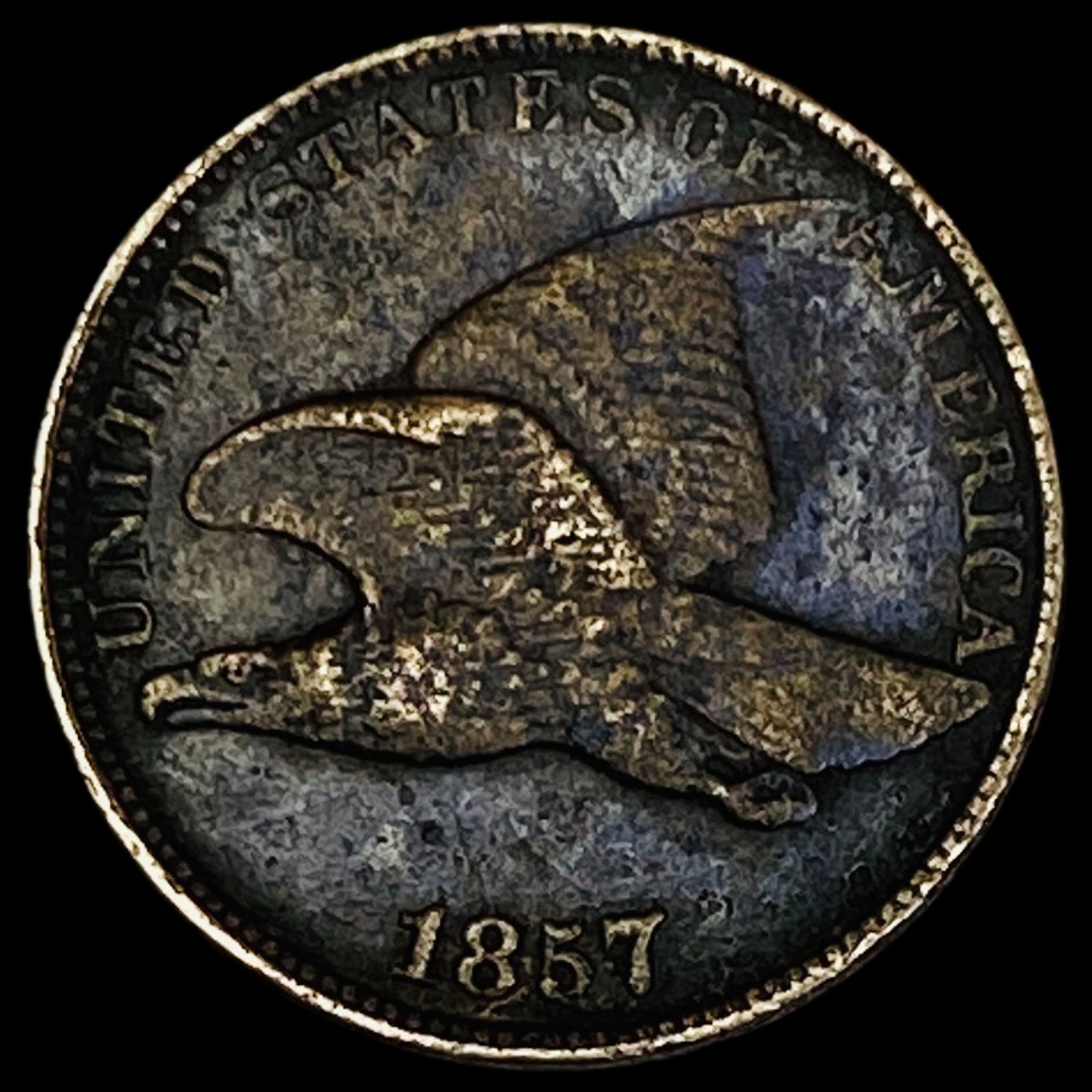 1857 Flying Eagle Cent LIGHTLY CIRCULATED: 1857 Flying Eagle Cent LIGHTLY CIRCULATED