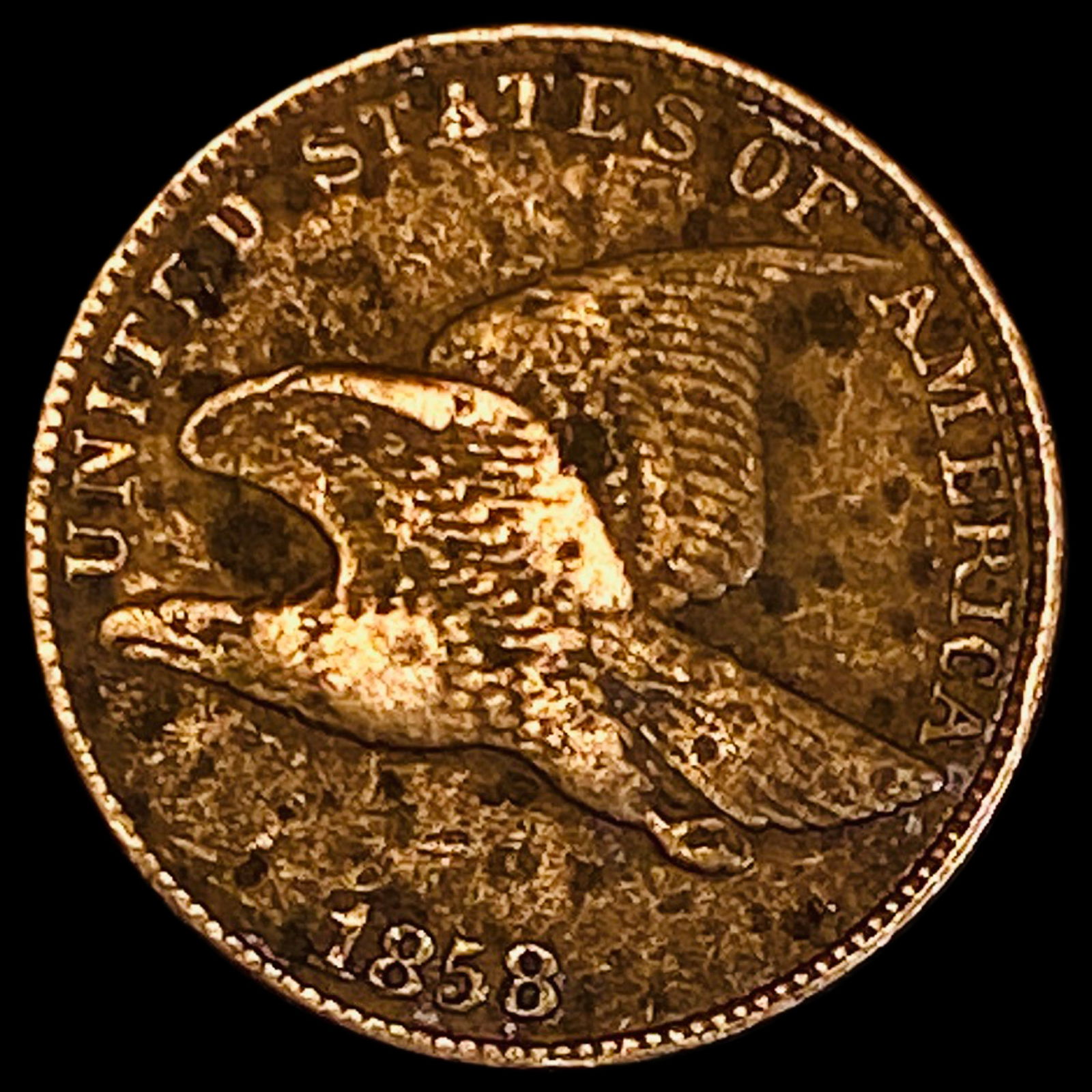 1858 Flying Eagle Cent LIGHTLY CIRCULATED: 1858 Flying Eagle Cent LIGHTLY CIRCULATED