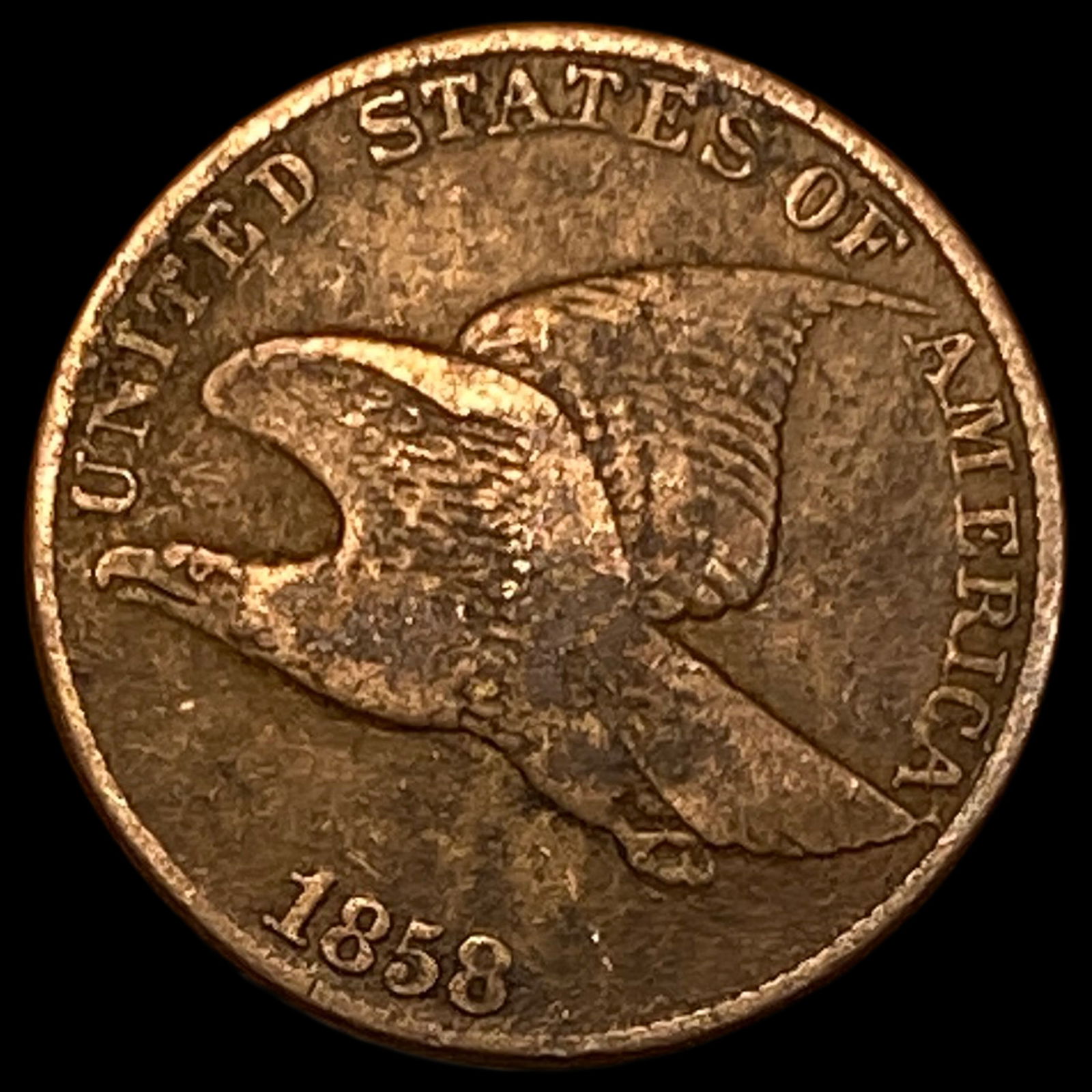 1858 Flying Eagle Cent HIGH GRADE: 1858 Flying Eagle Cent HIGH GRADE