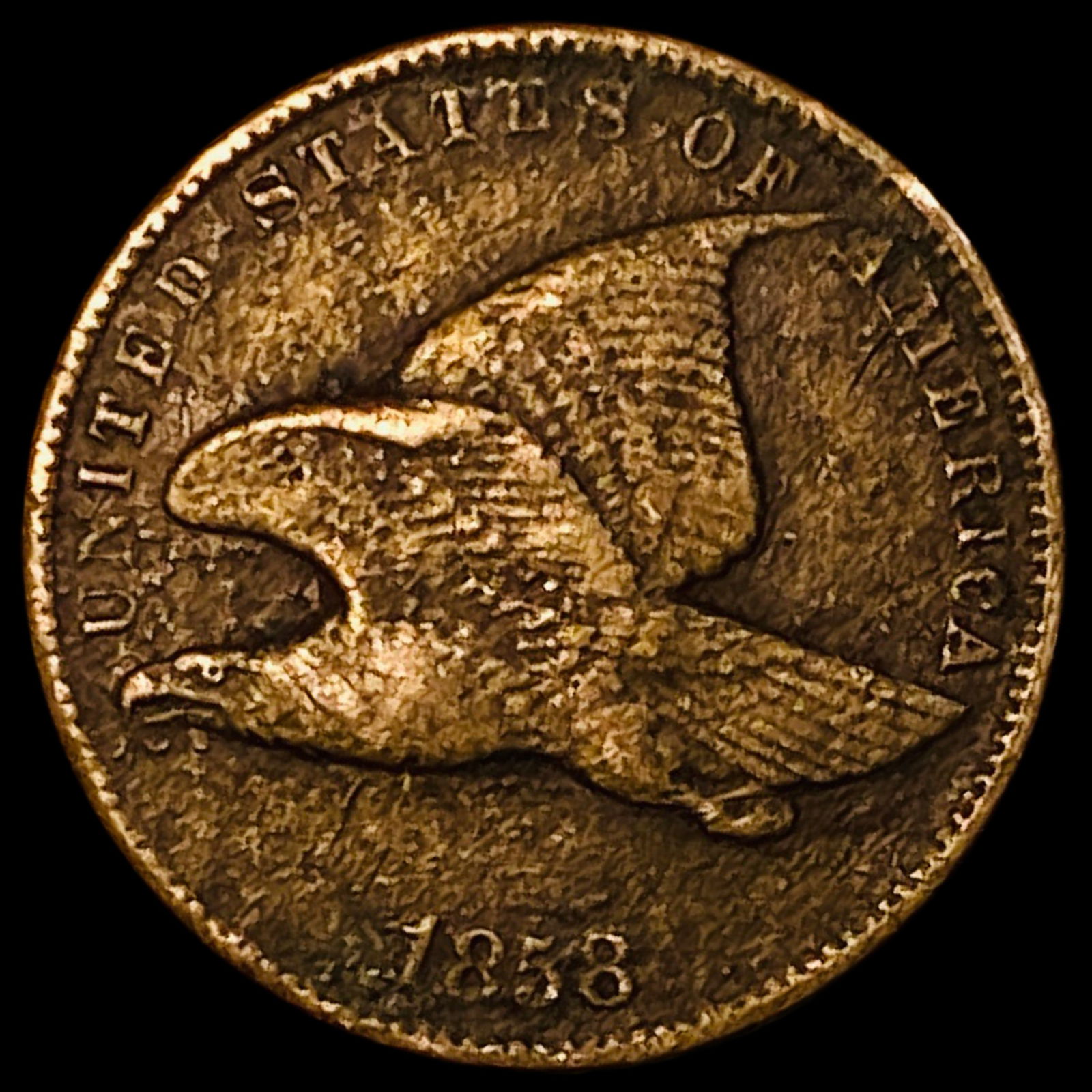 1858 Flying Eagle Cent LIGHTLY CIRCULATED: 1858 Flying Eagle Cent LIGHTLY CIRCULATED