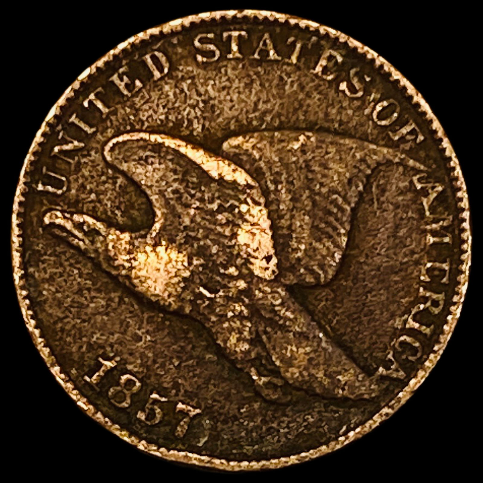 1857 Flying Eagle Cent HIGH GRADE (1 of 2)