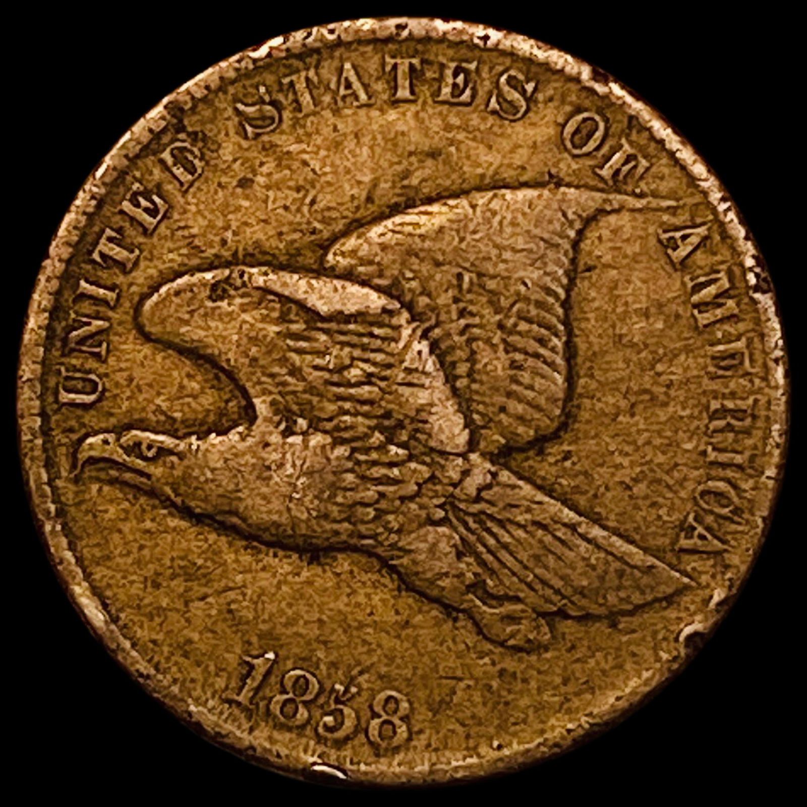 1858 Flying Eagle Cent LIGHTLY CIRCULATED: 1858 Flying Eagle Cent LIGHTLY CIRCULATED