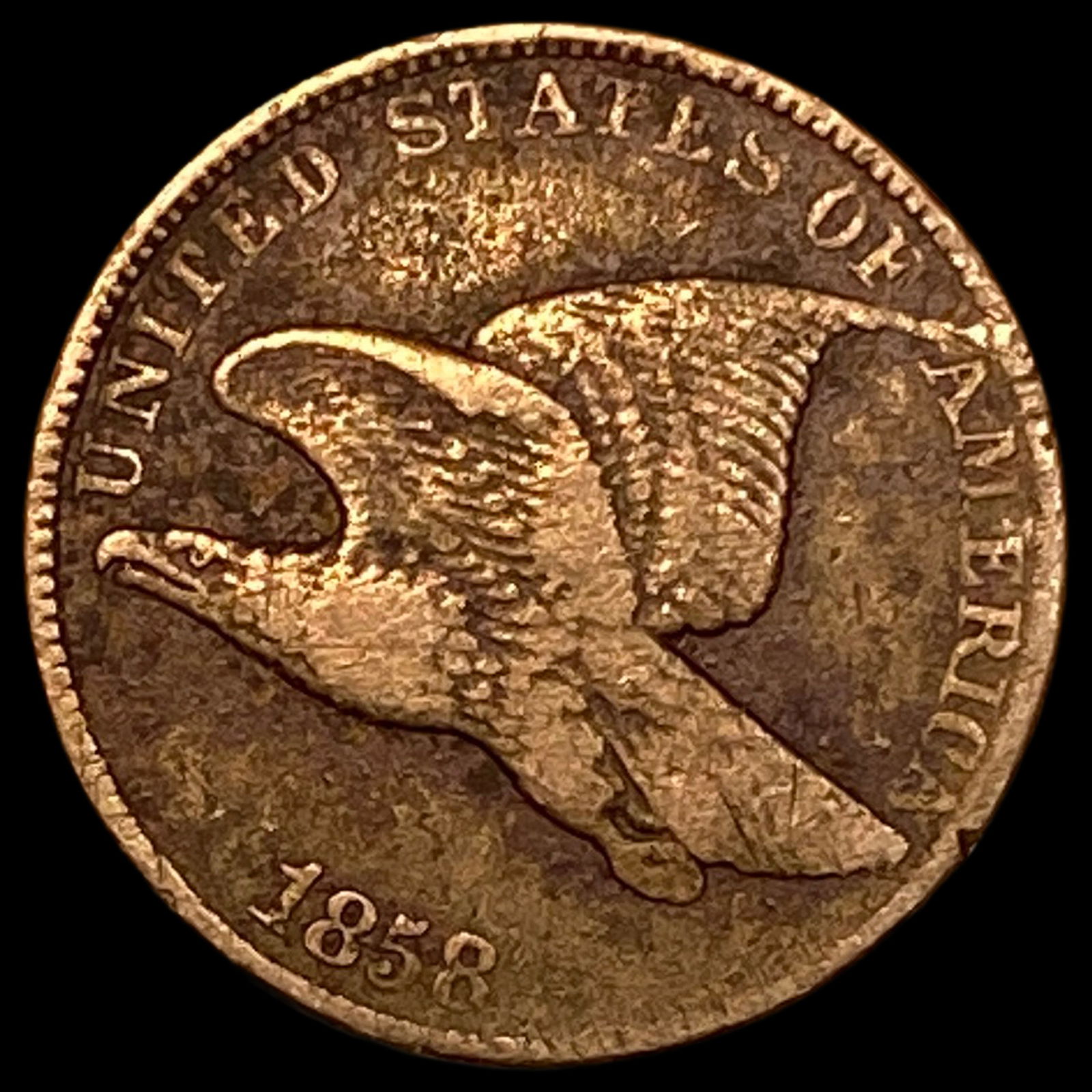 1858 Flying Eagle Cent NICELY CIRCULATED: 1858 Flying Eagle Cent NICELY CIRCULATED