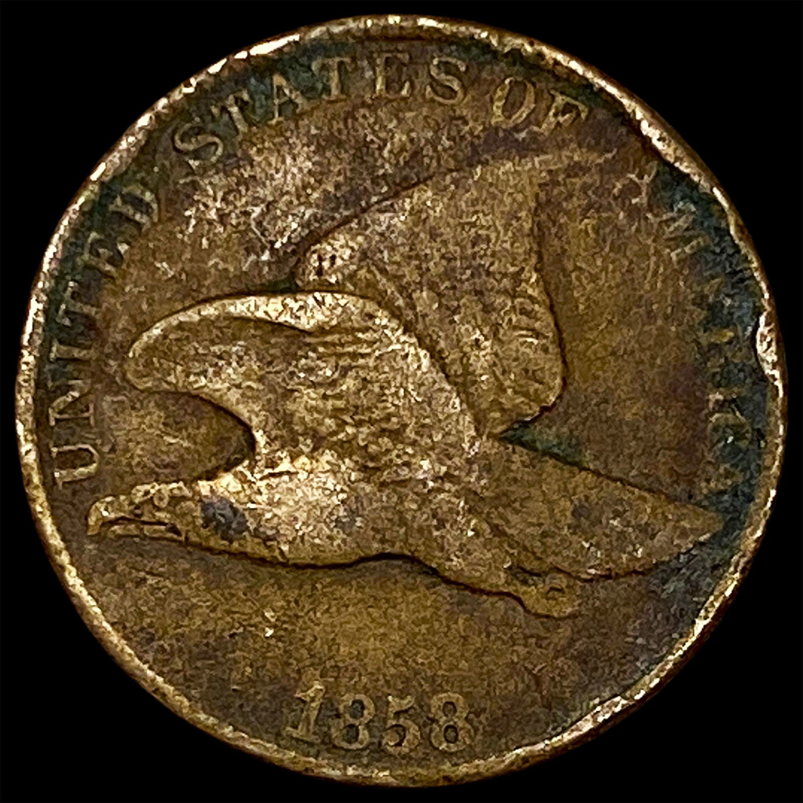 1858 Flying Eagle Cent HIGH GRADE: 1858 Flying Eagle Cent HIGH GRADE