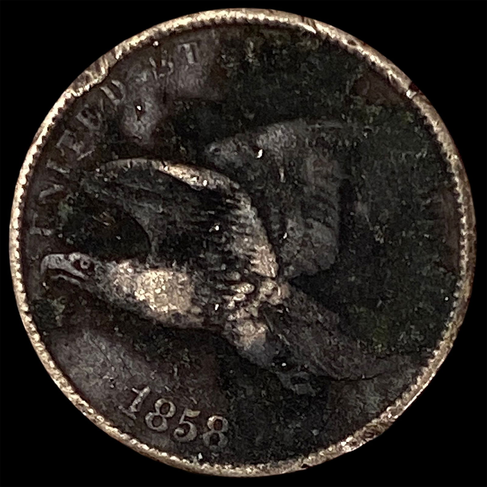 1858 Flying Eagle Cent HIGH GRADE: 1858 Flying Eagle Cent HIGH GRADE