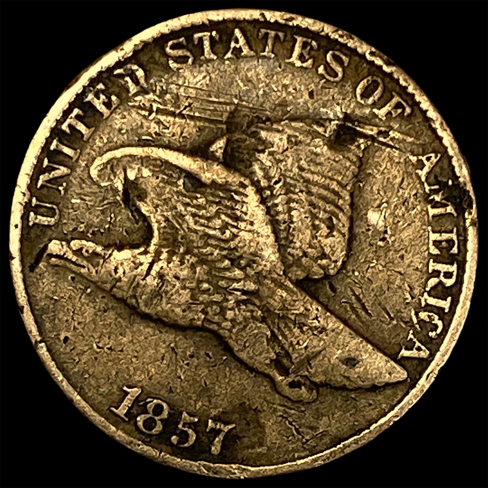 1857 Flying Eagle Cent HIGH GRADE: 1857 Flying Eagle Cent HIGH GRADE