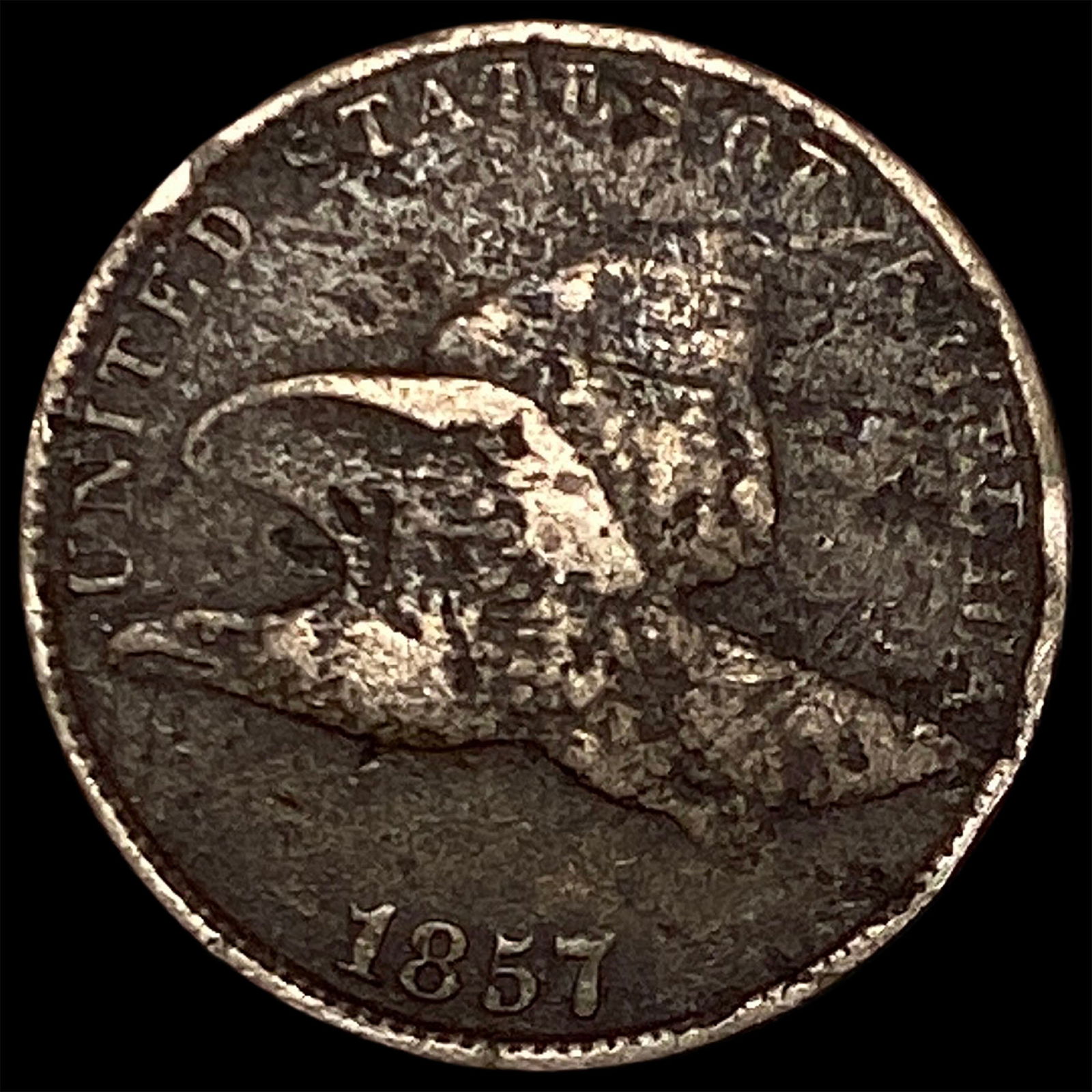 1857 Flying Eagle Cent HIGH GRADE: 1857 Flying Eagle Cent HIGH GRADE