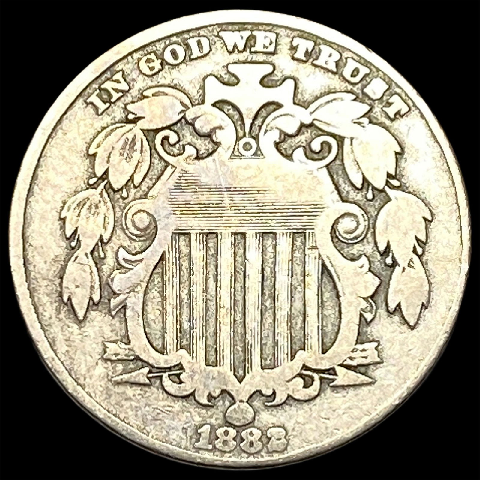 1882 Shield Nickel NICELY CIRCULATED: 1882 Shield Nickel NICELY CIRCULATED