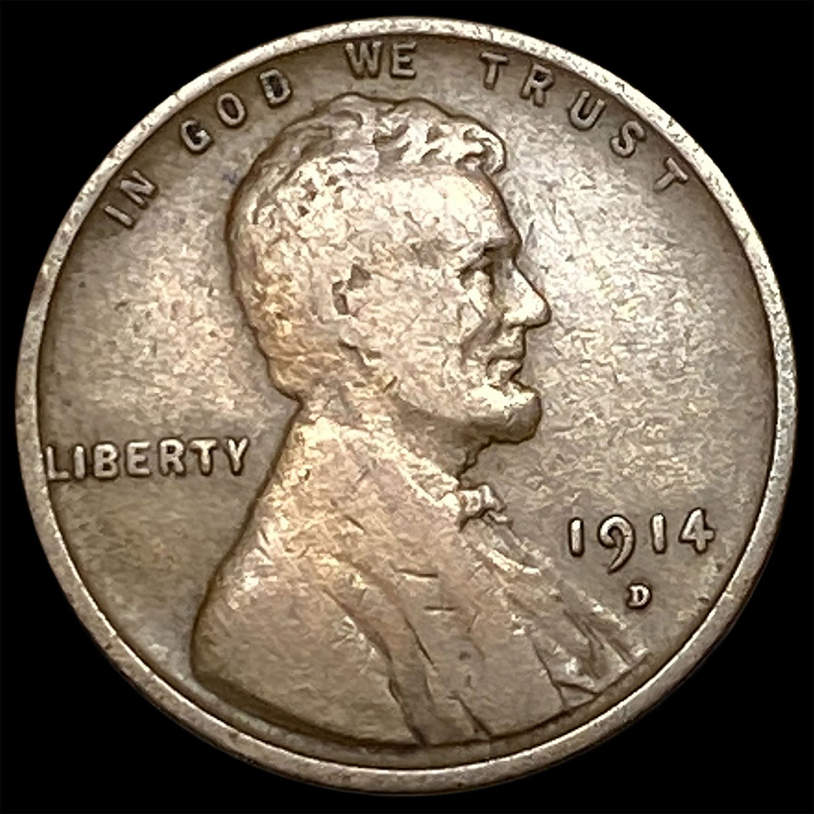 1914-D Lincoln Wheat Cent LIGHTLY CIRCULATED (1 of 2)