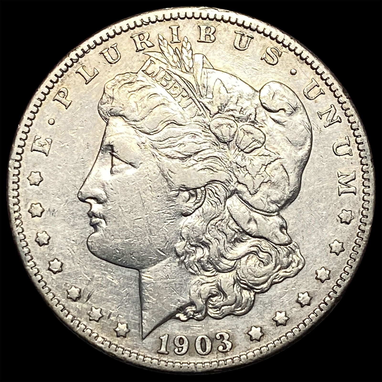 1903-S Silver Morgan Dollar NEARLY UNCIRCULATED: 1903-S Silver Morgan Dollar NEARLY UNCIRCULATED