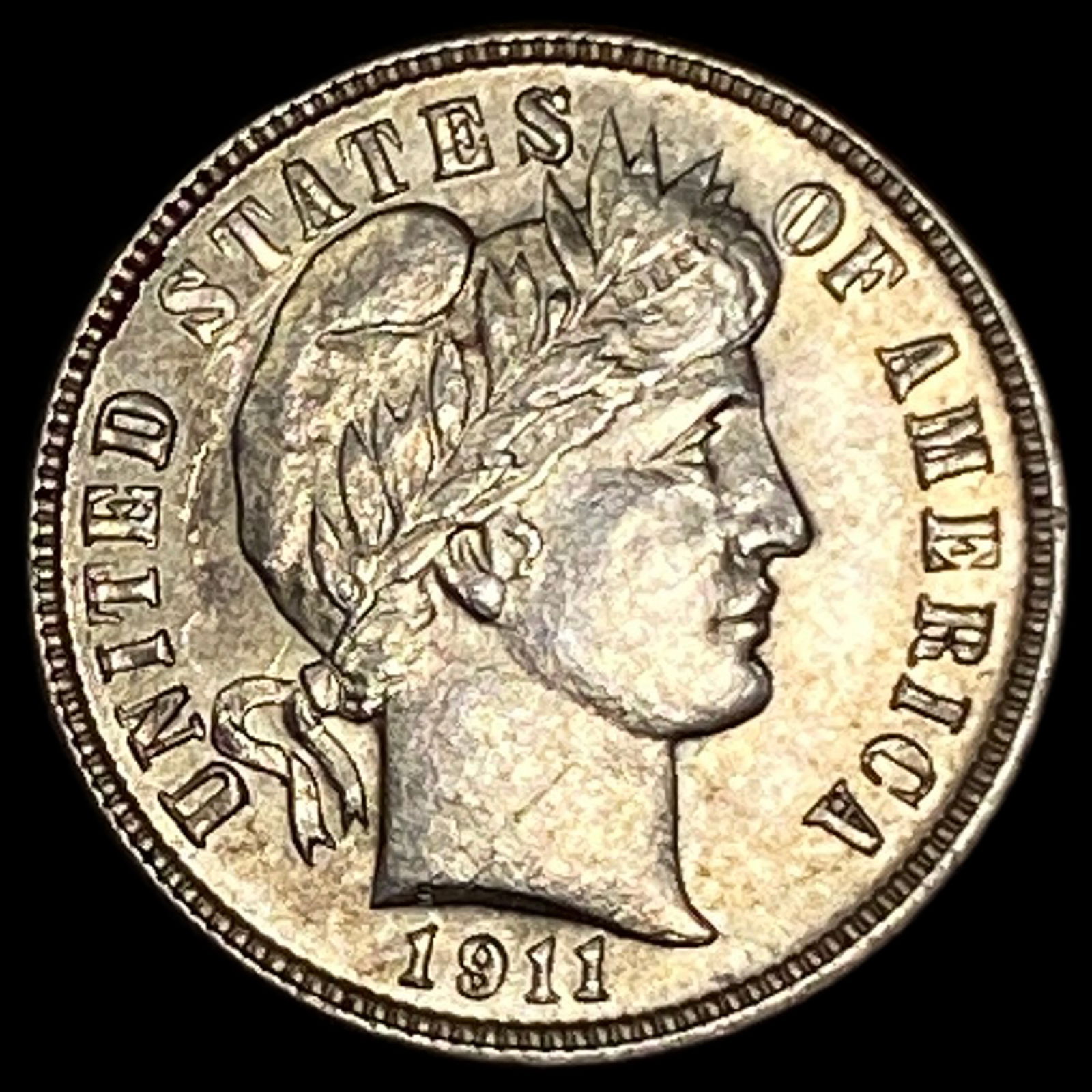 1911-D Silver Barber Dime GEM BU (1 of 2)