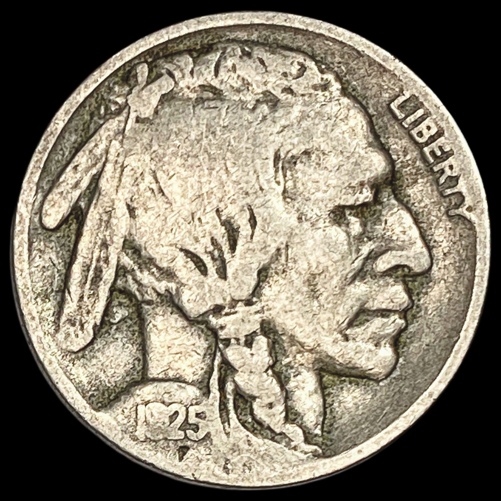 1925-S Buffalo Nickel NEARLY UNCIRCULATED: 1925-S Buffalo Nickel NEARLY UNCIRCULATED