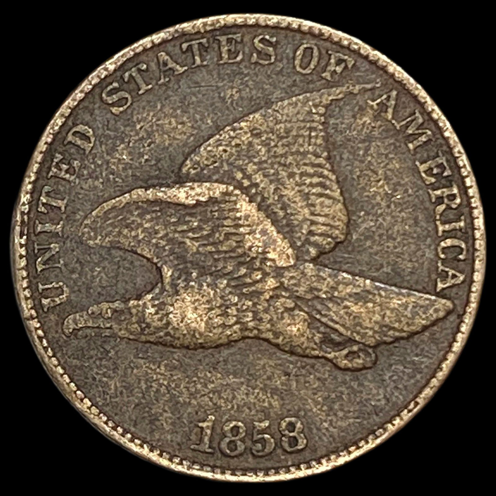 1858 Flying Eagle Cent LIGHTLY CIRCULATED: 1858 Flying Eagle Cent LIGHTLY CIRCULATED