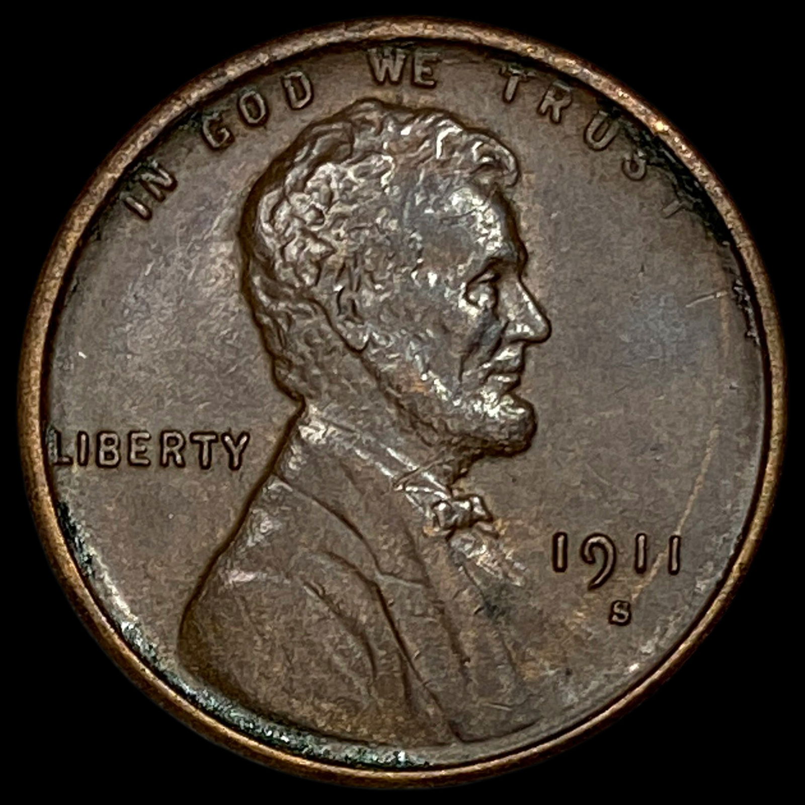 1911-S Lincoln Wheat Cent UNCIRCULATED (1 of 2)