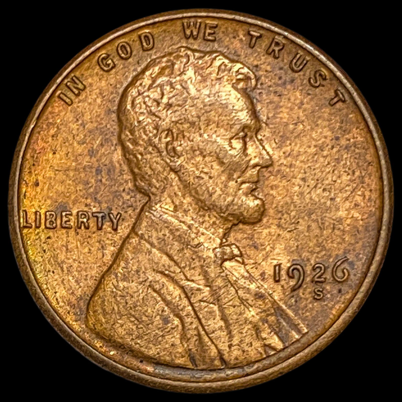 1926-S Red Lincoln Wheat Cent CHOICE BU: 1926-S Red Lincoln Wheat Cent CHOICE BU