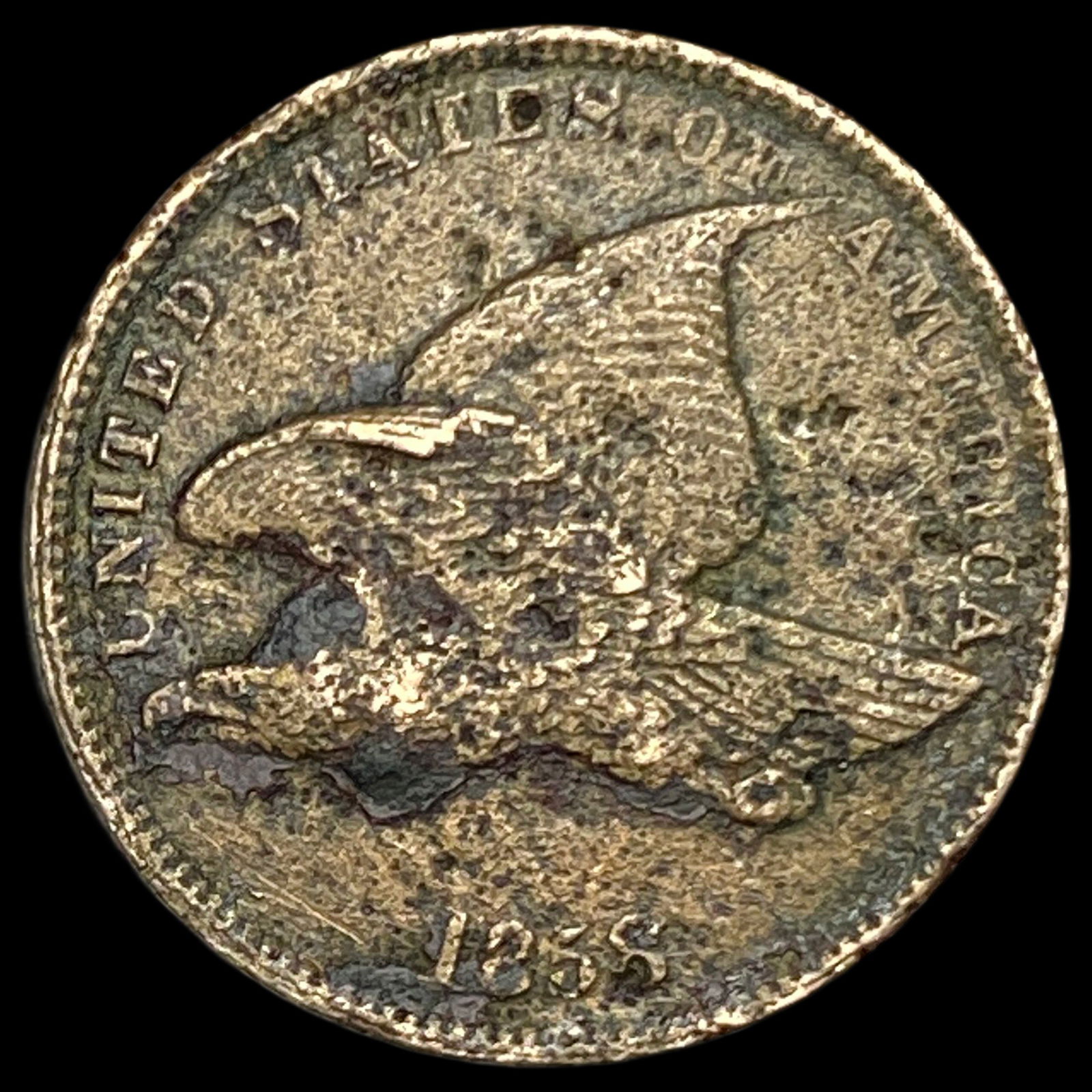 1858 Flying Eagle Cent LIGHTLY CIRCULATED: 1858 Flying Eagle Cent LIGHTLY CIRCULATED