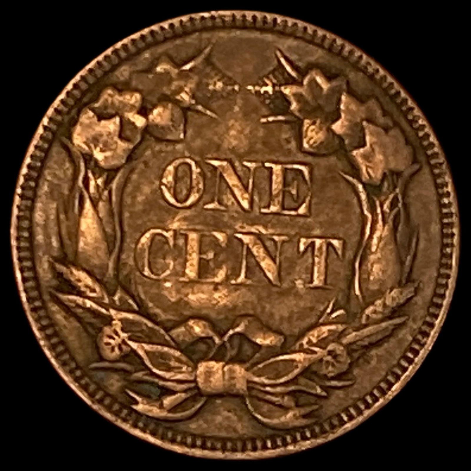 1857 Flying Eagle Cent NEARLY UNCIRCULATED - 2
