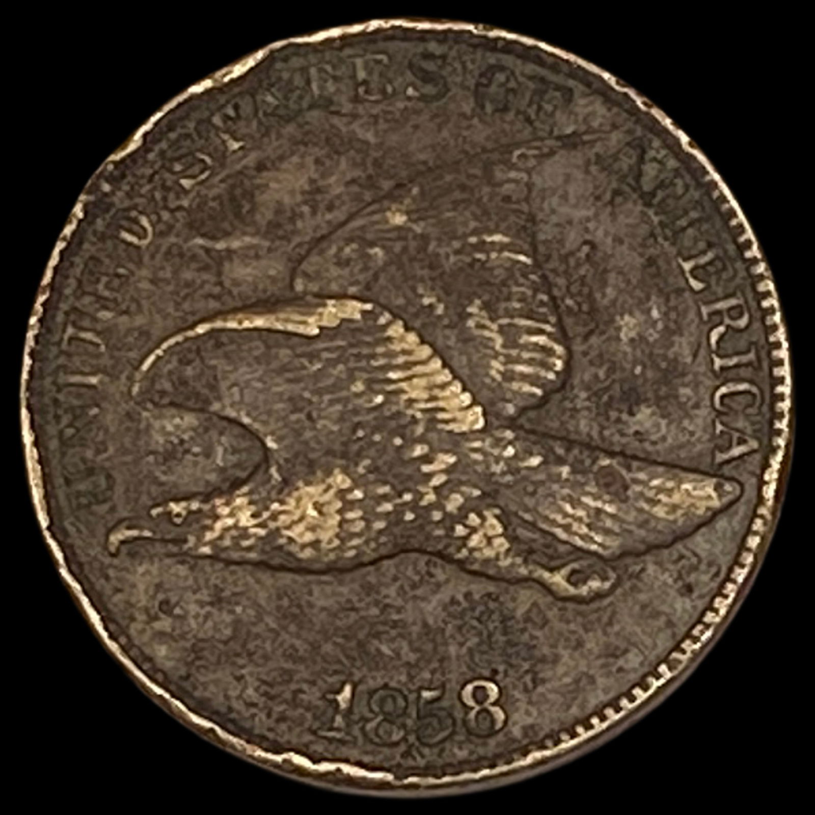 1858 Flying Eagle Cent LIGHTLY CIRCULATED: 1858 Flying Eagle Cent LIGHTLY CIRCULATED