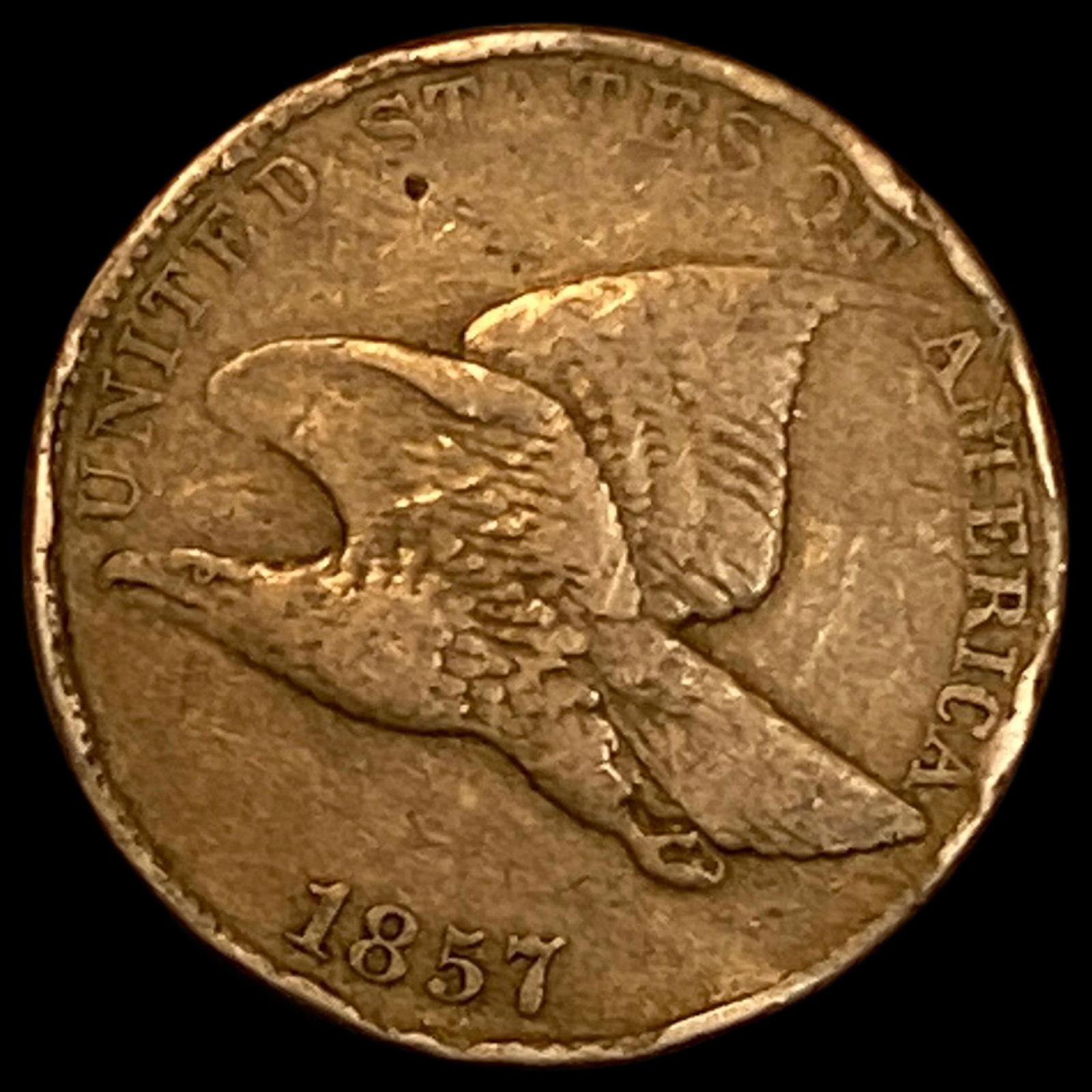 1857 Flying Eagle Cent LIGHTLY CIRCULATED: 1857 Flying Eagle Cent LIGHTLY CIRCULATED