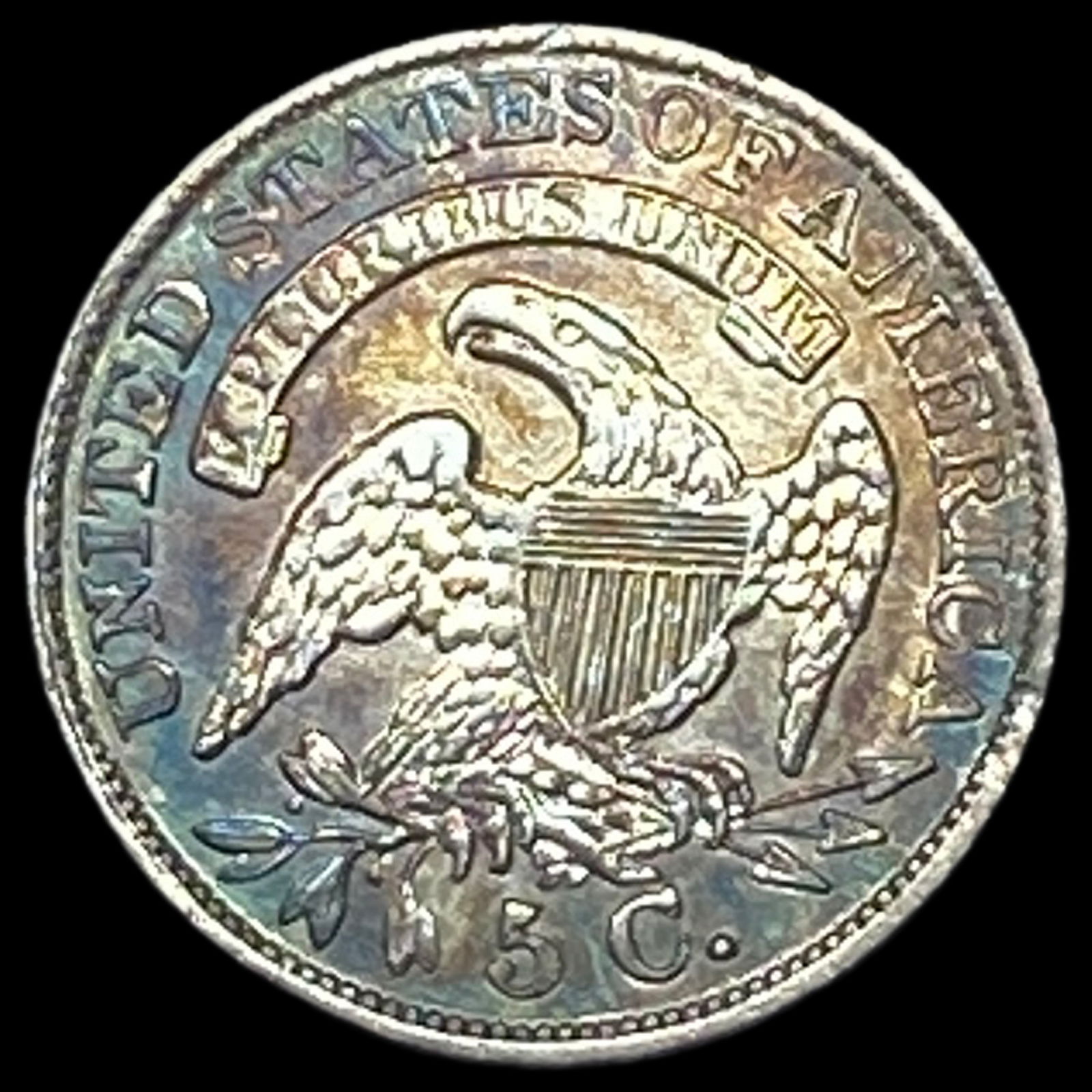 1834 Capped Bust Half Dime CLOSELY UNCIRCULATED - 2