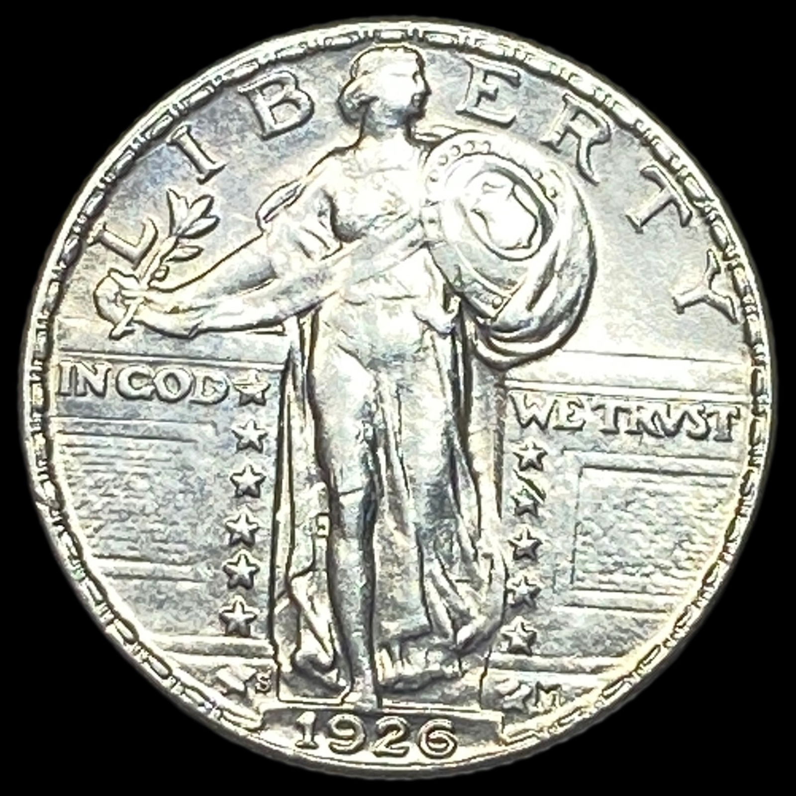 1926-S Standing Liberty Quarter CLOSELY UNCIRCULATED: 1926-S Standing Liberty Quarter CLOSELY UNCIRCULATED