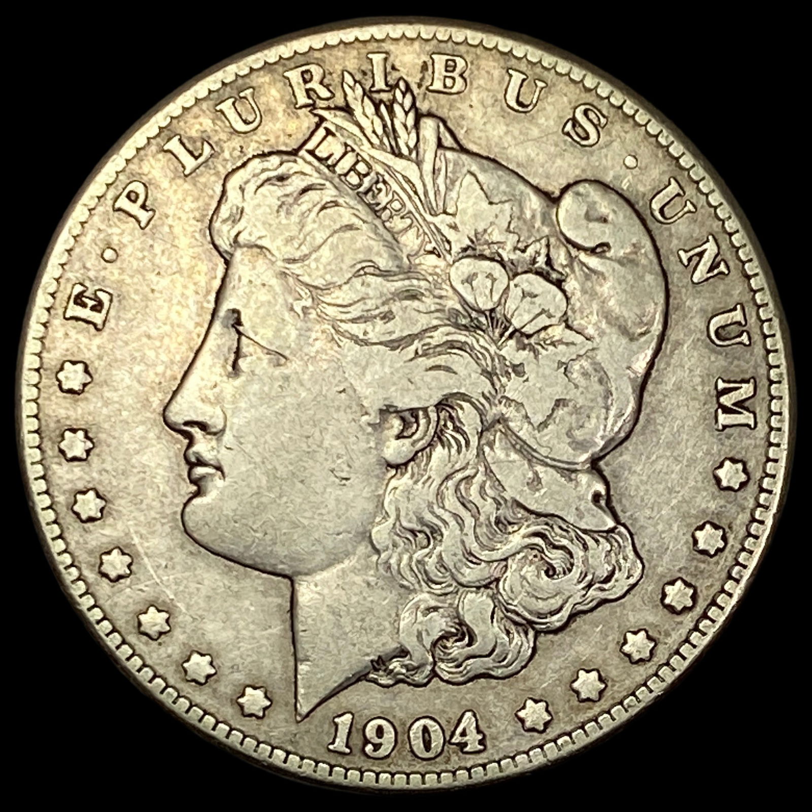 1904-S Silver Morgan Dollar LIGHTLY CIRCULATED: 1904-S Silver Morgan Dollar LIGHTLY CIRCULATED