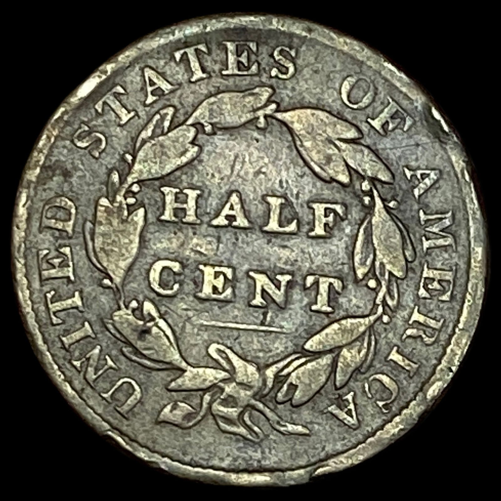 1835 Classic Head Half Cent NICELY CIRCULATED - 2