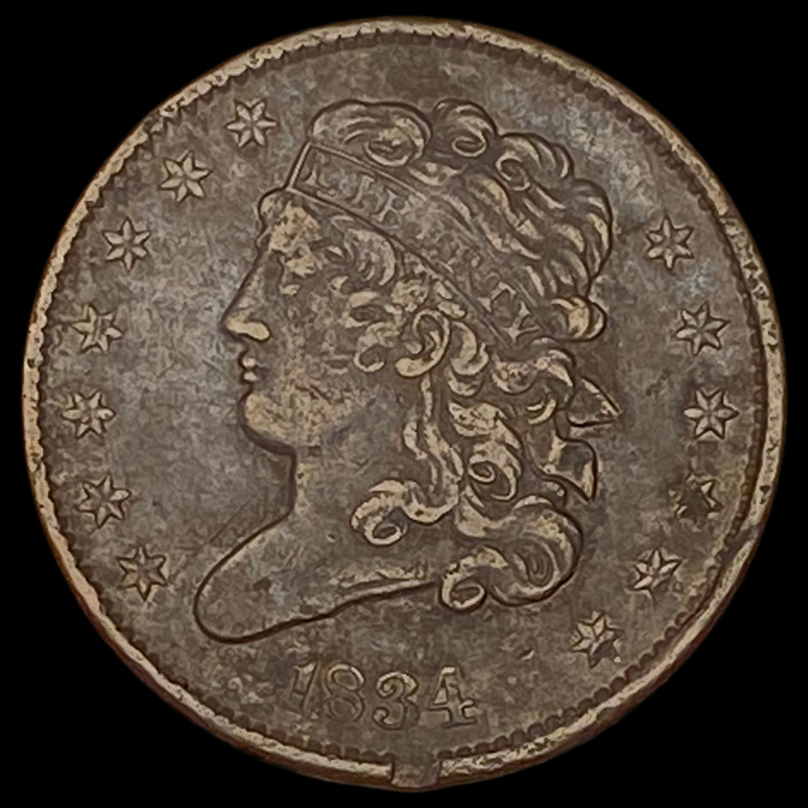 1834 Classic Head Half Cent HIGH GRADE: 1834 Classic Head Half Cent HIGH GRADE
