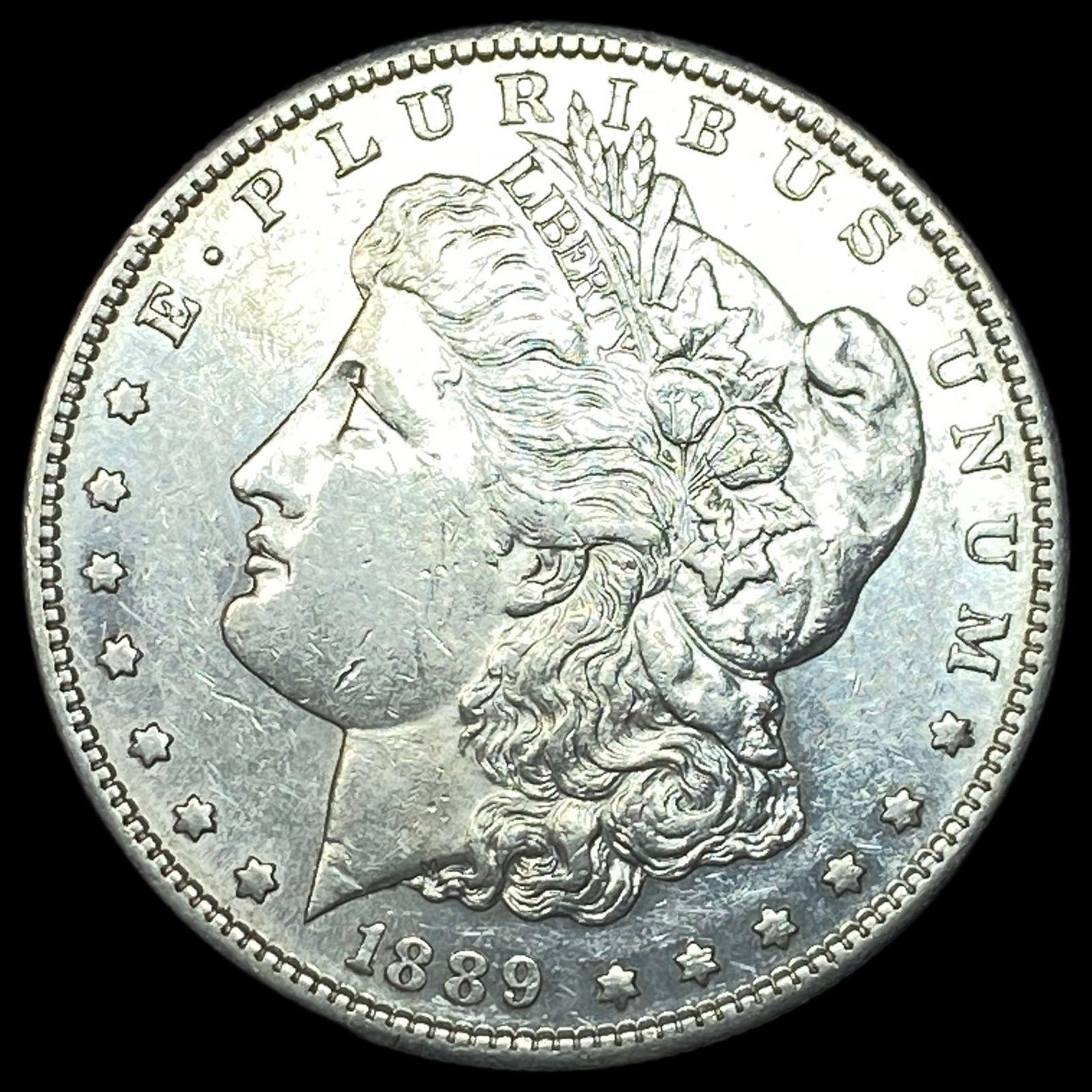 1889-S Morgan Silver Dollar CLOSELY UNCIRCULATED: 1889-S Morgan Silver Dollar CLOSELY UNCIRCULATED