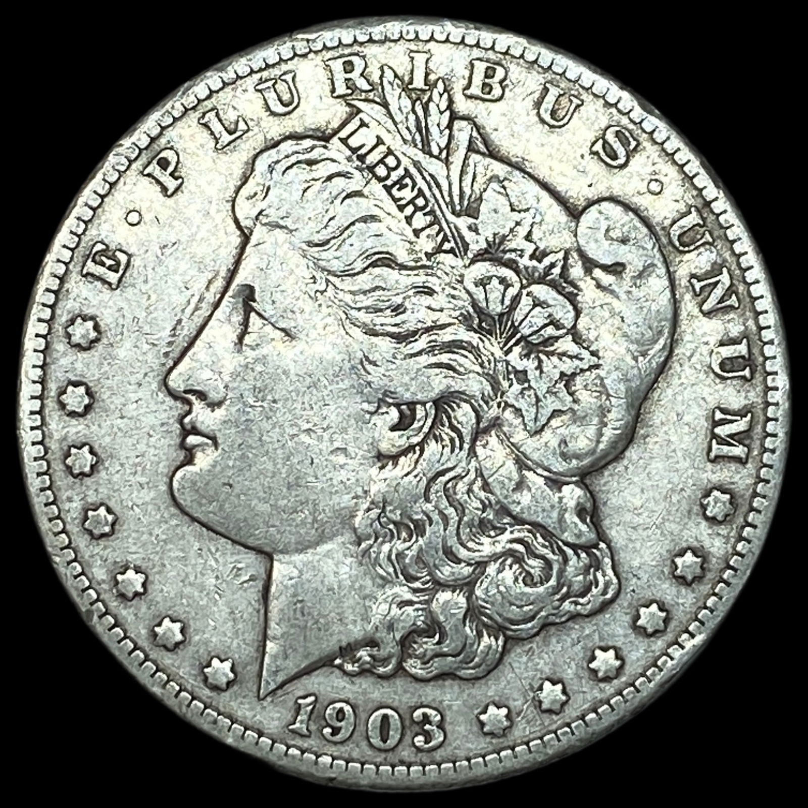 1903-S Silver Morgan Dollar ABOUT UNCIRCULATED: 1903-S Silver Morgan Dollar ABOUT UNCIRCULATED